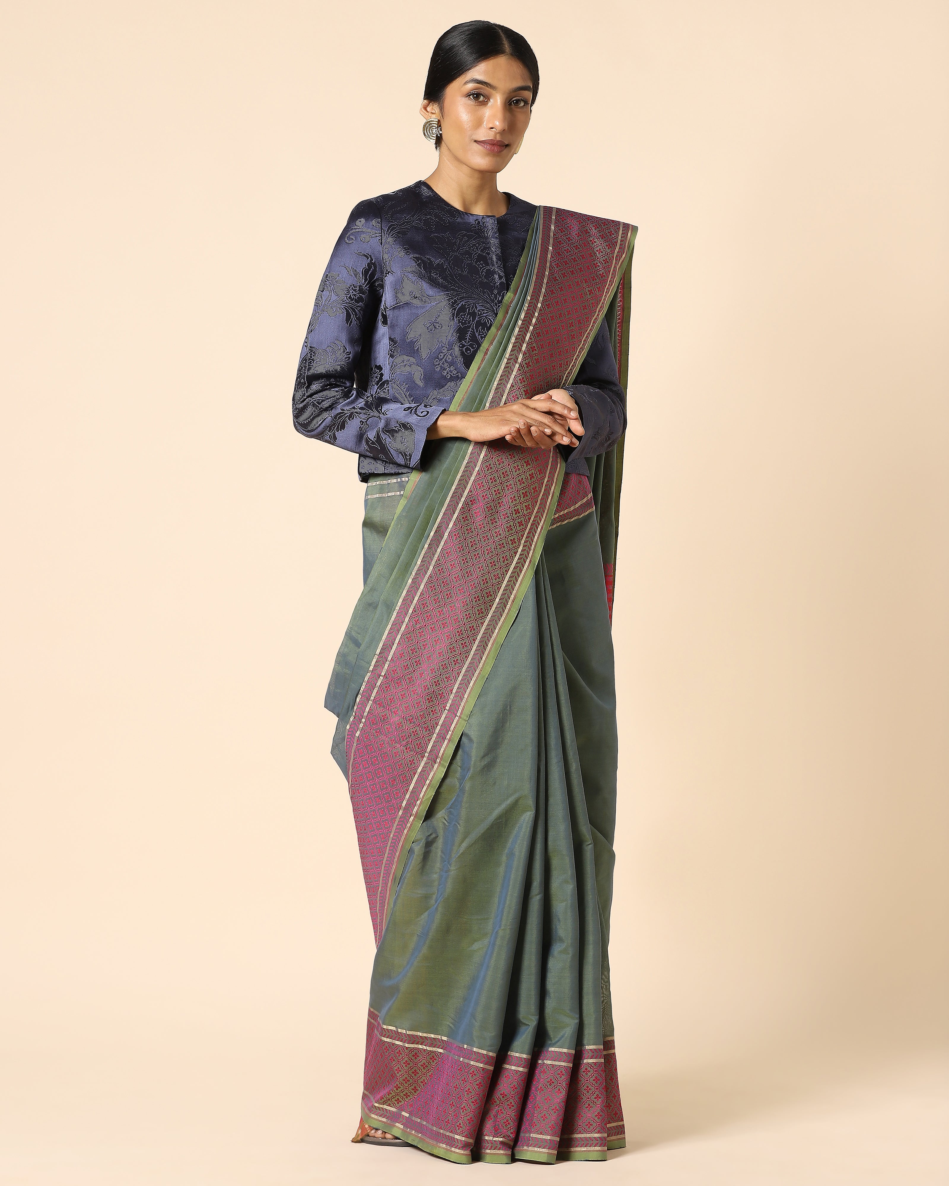 Ashlesha Kadwa Silk Cotton Saree