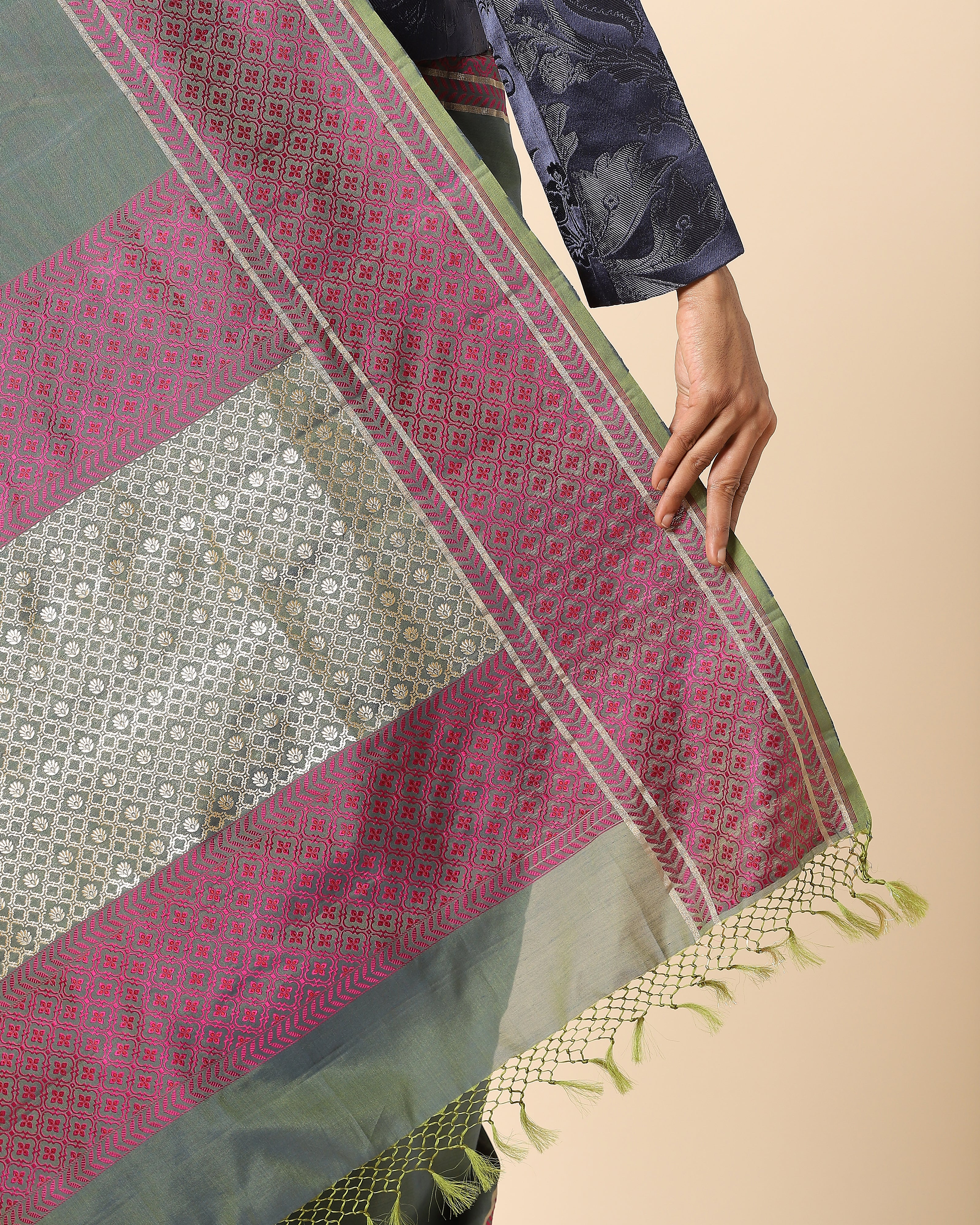 Ashlesha Kadwa Silk Cotton Saree