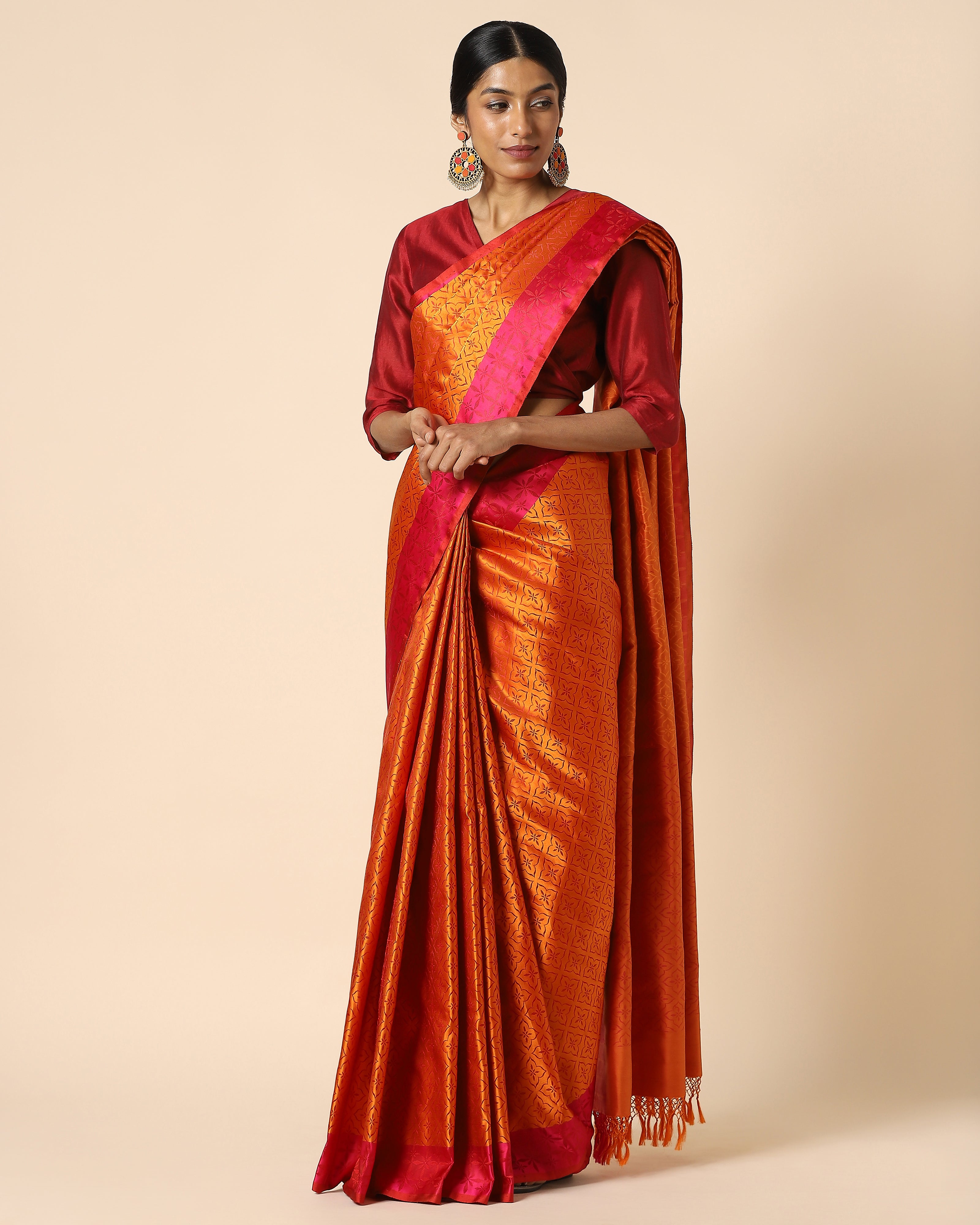 Uzma Tanchoi Silk Saree