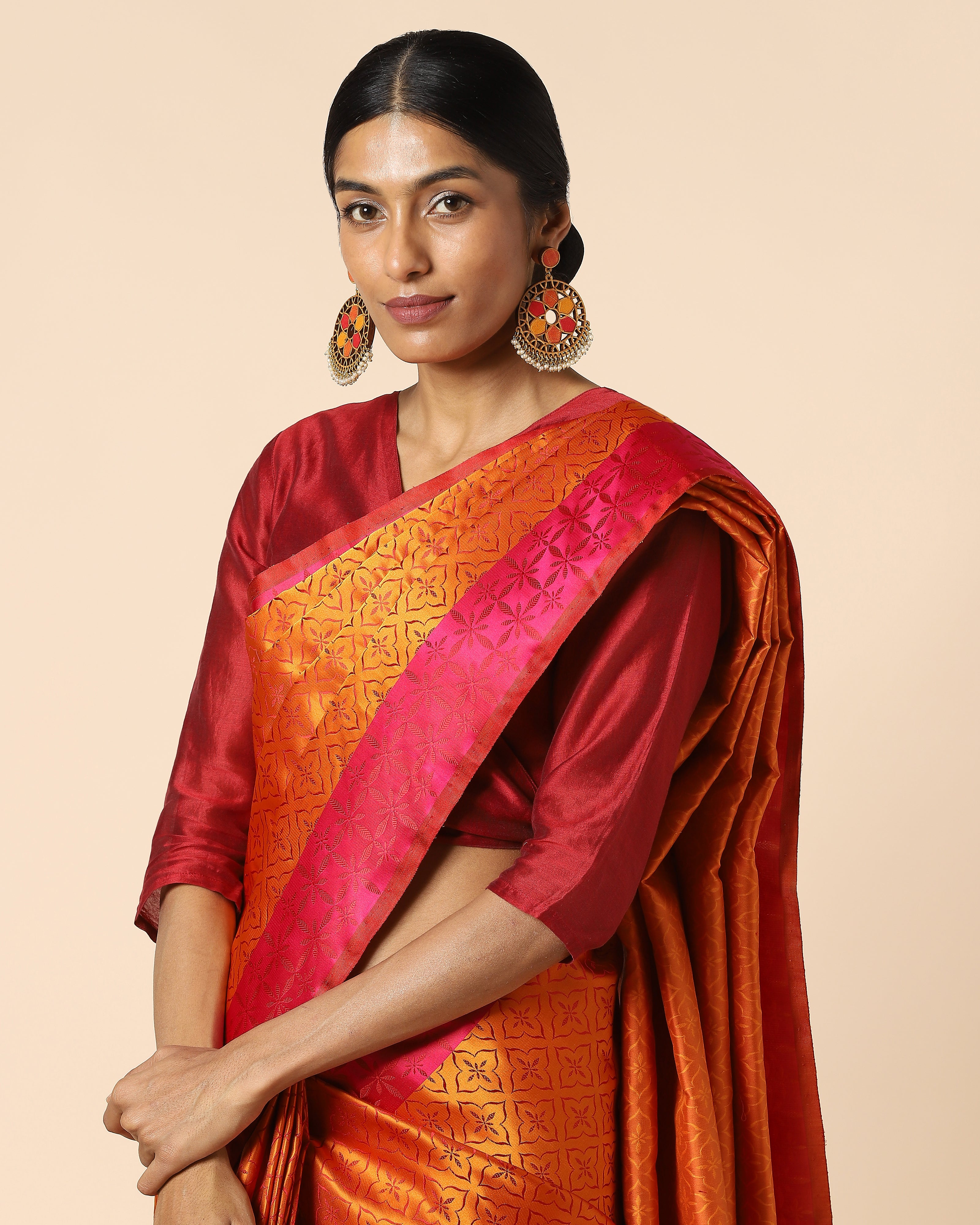 Uzma Tanchoi Silk Saree