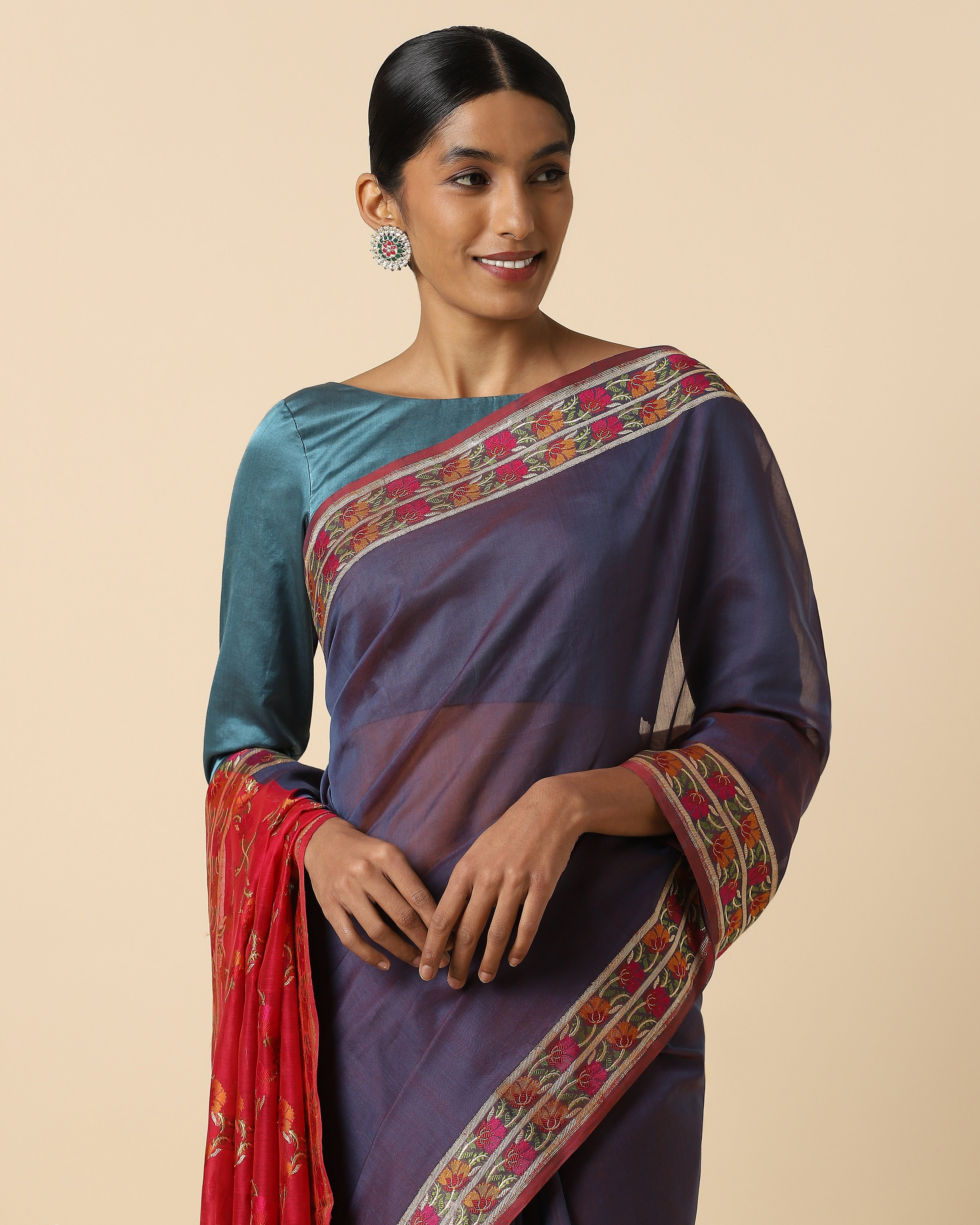 Nohar Kadwa Silk Cotton Saree