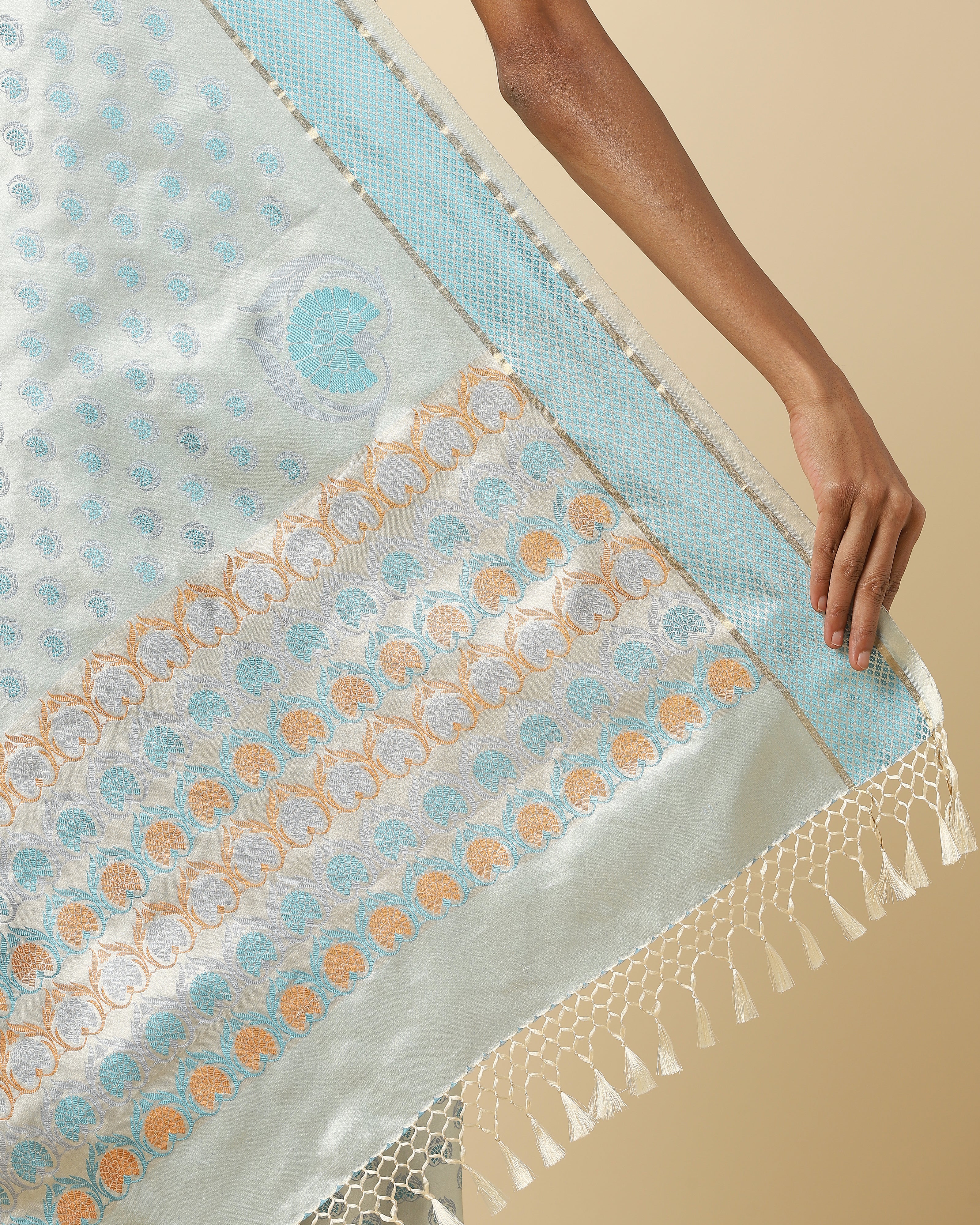 Srinjine Tanchoi Silk Saree