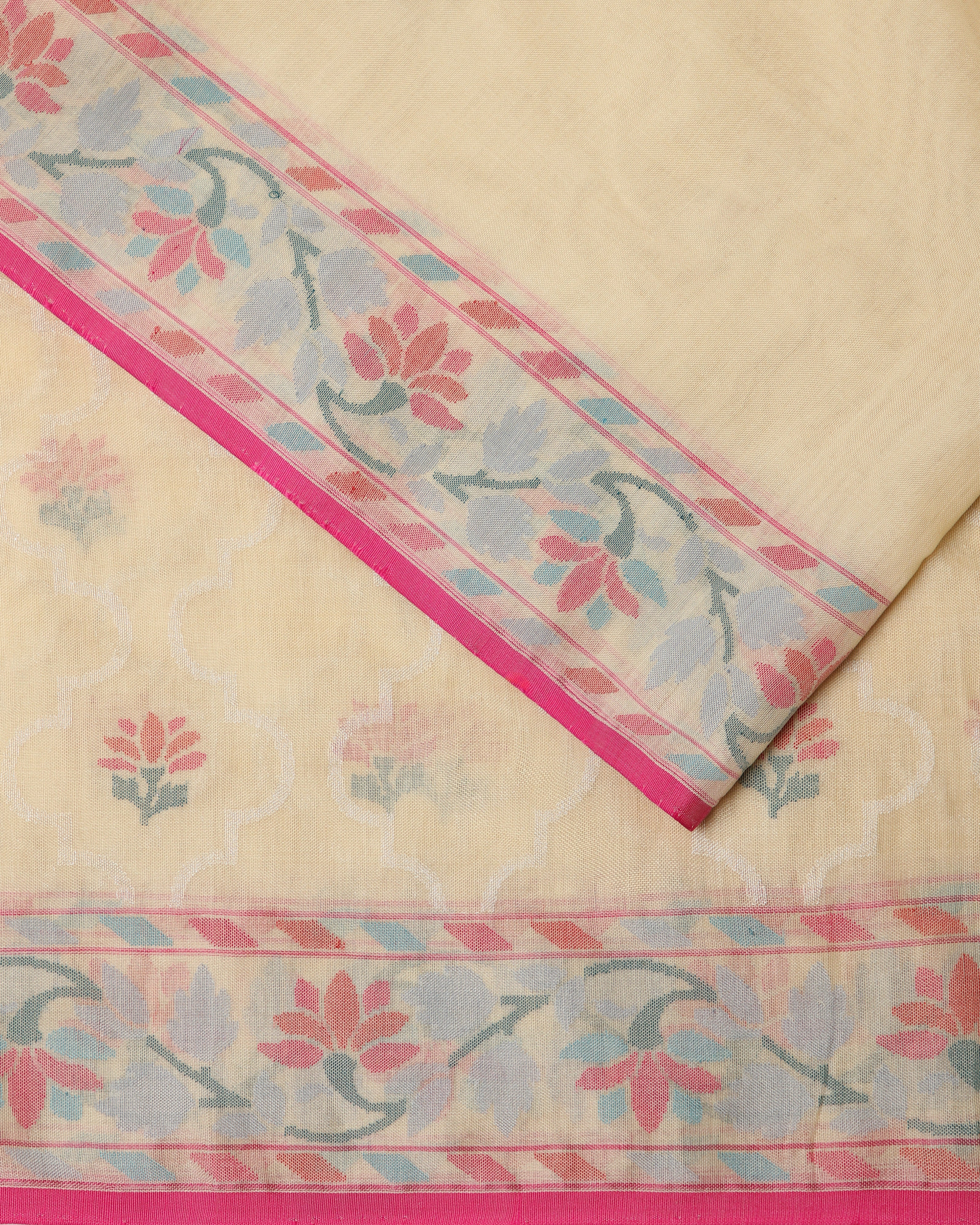 Afsa Banarasi Jamdani Silk Cotton Saree