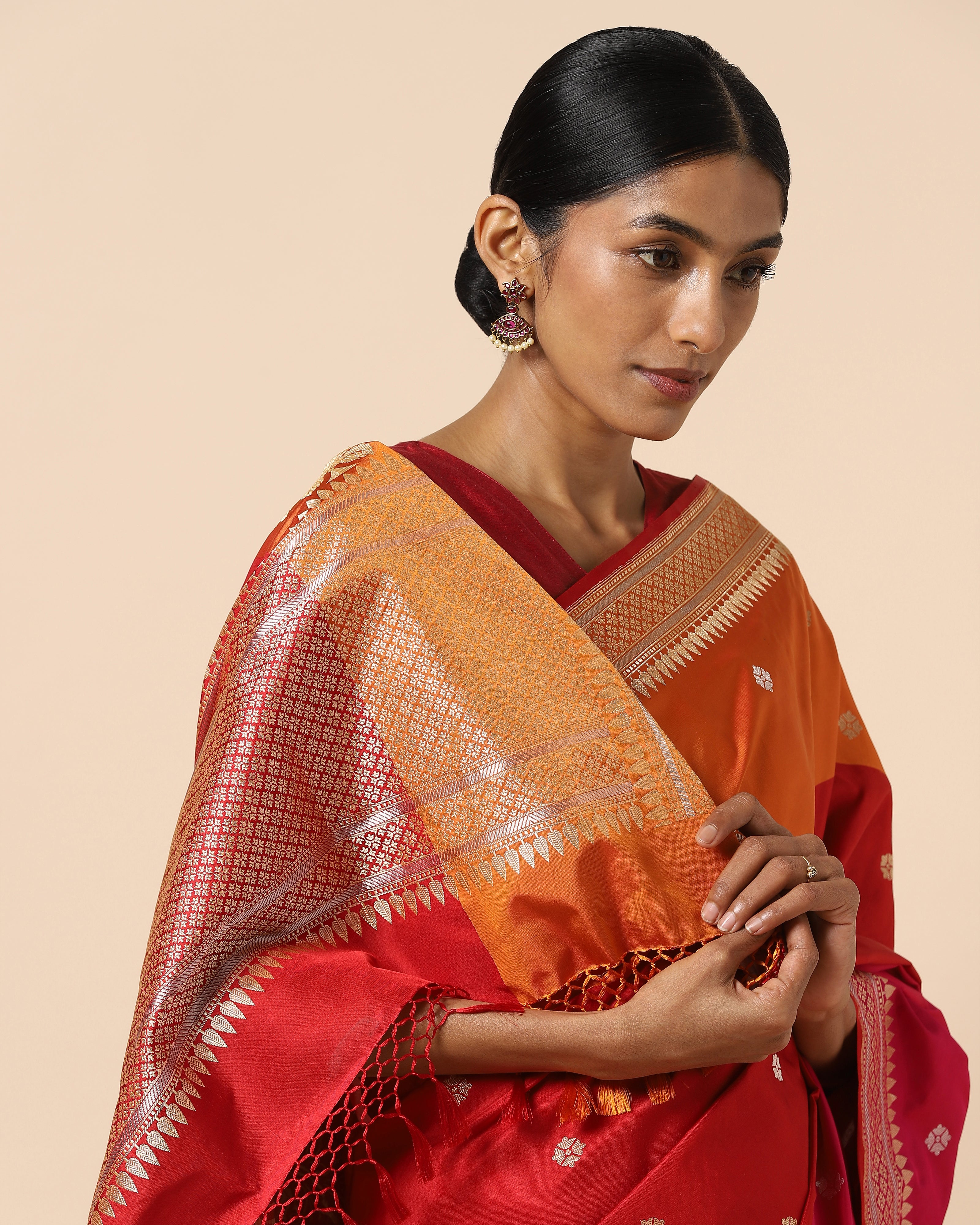 Artha Tanchoi Silk Saree