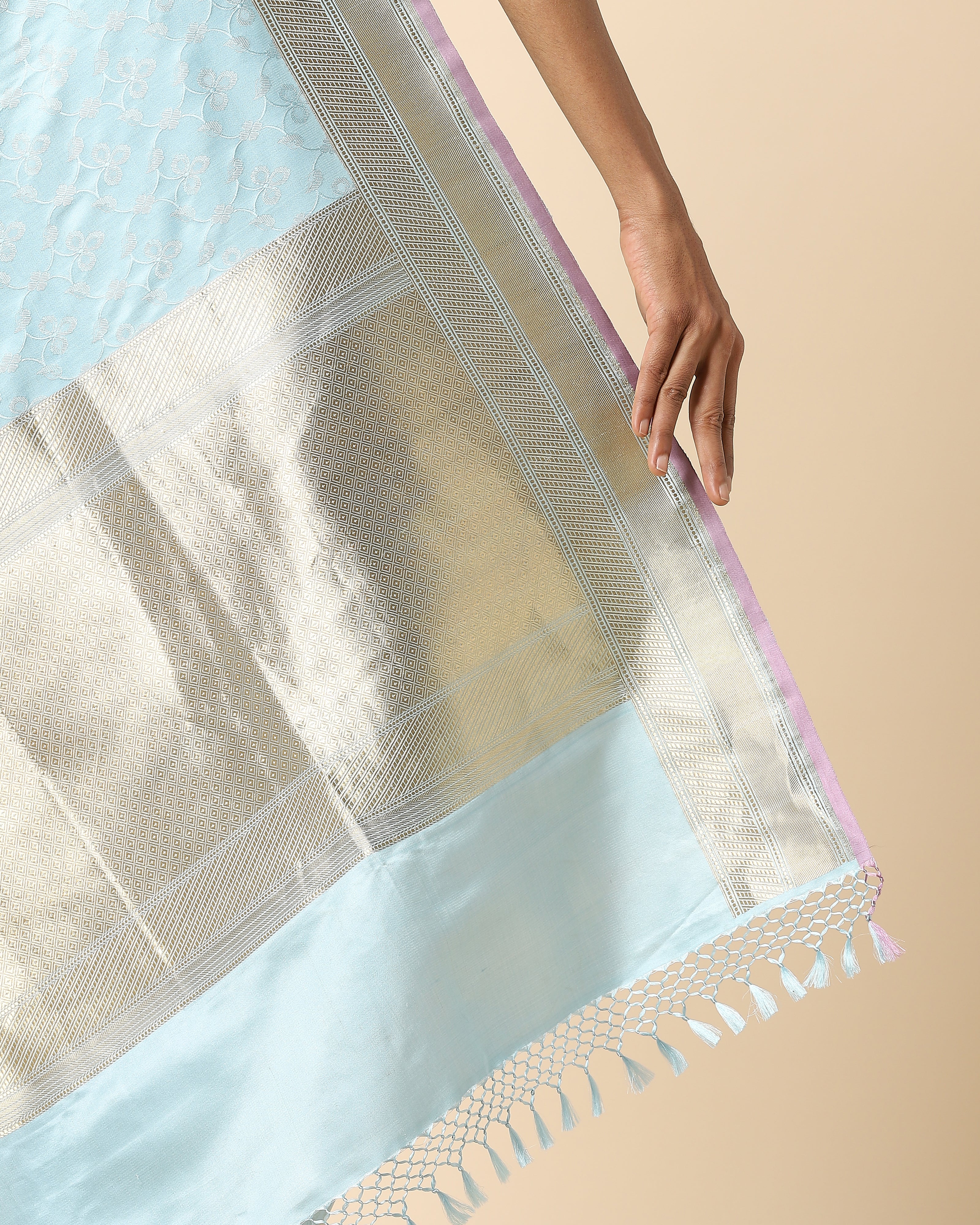 Saanvi Tanchoi Silk Saree