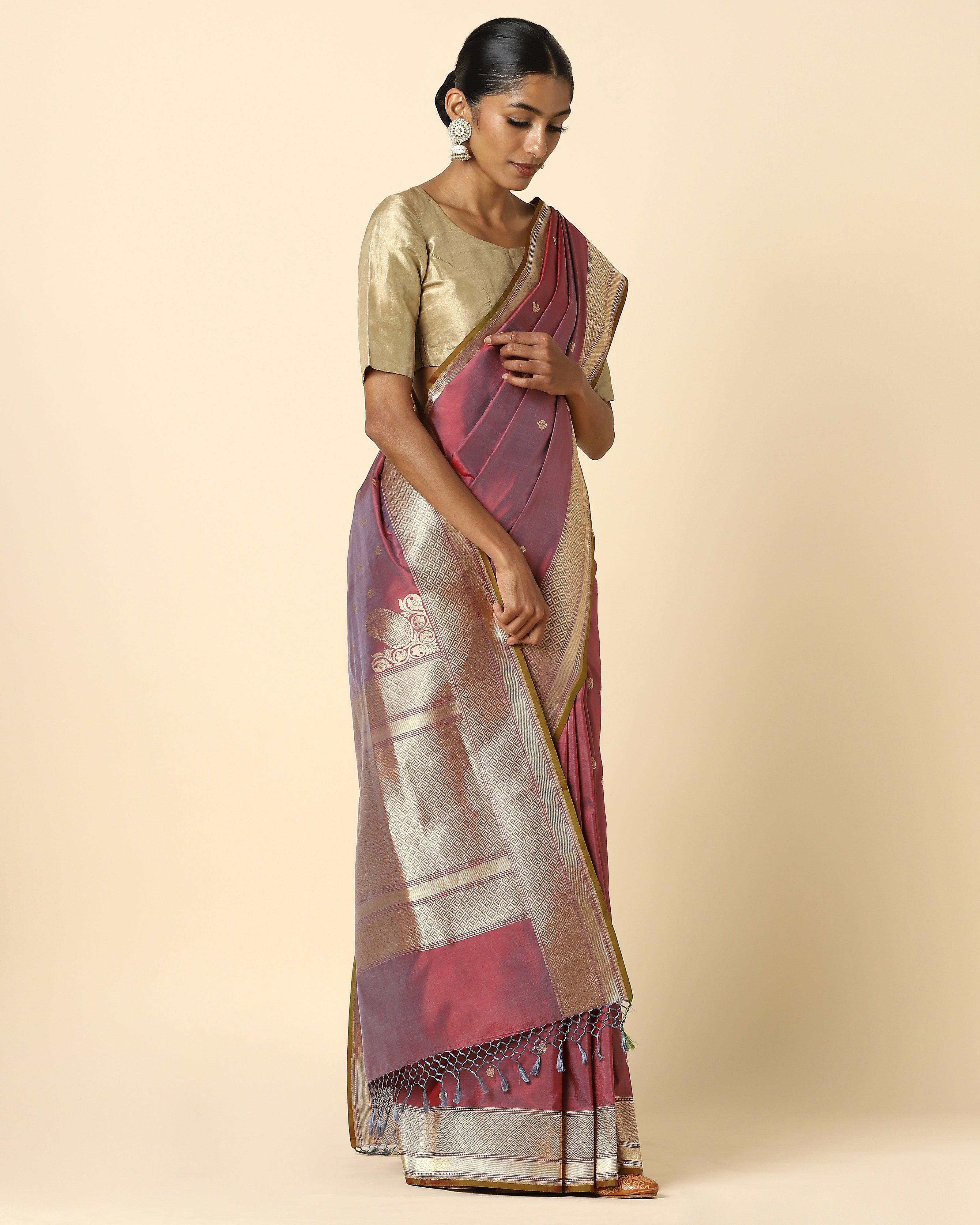 Mishri Kadwa Silk Saree