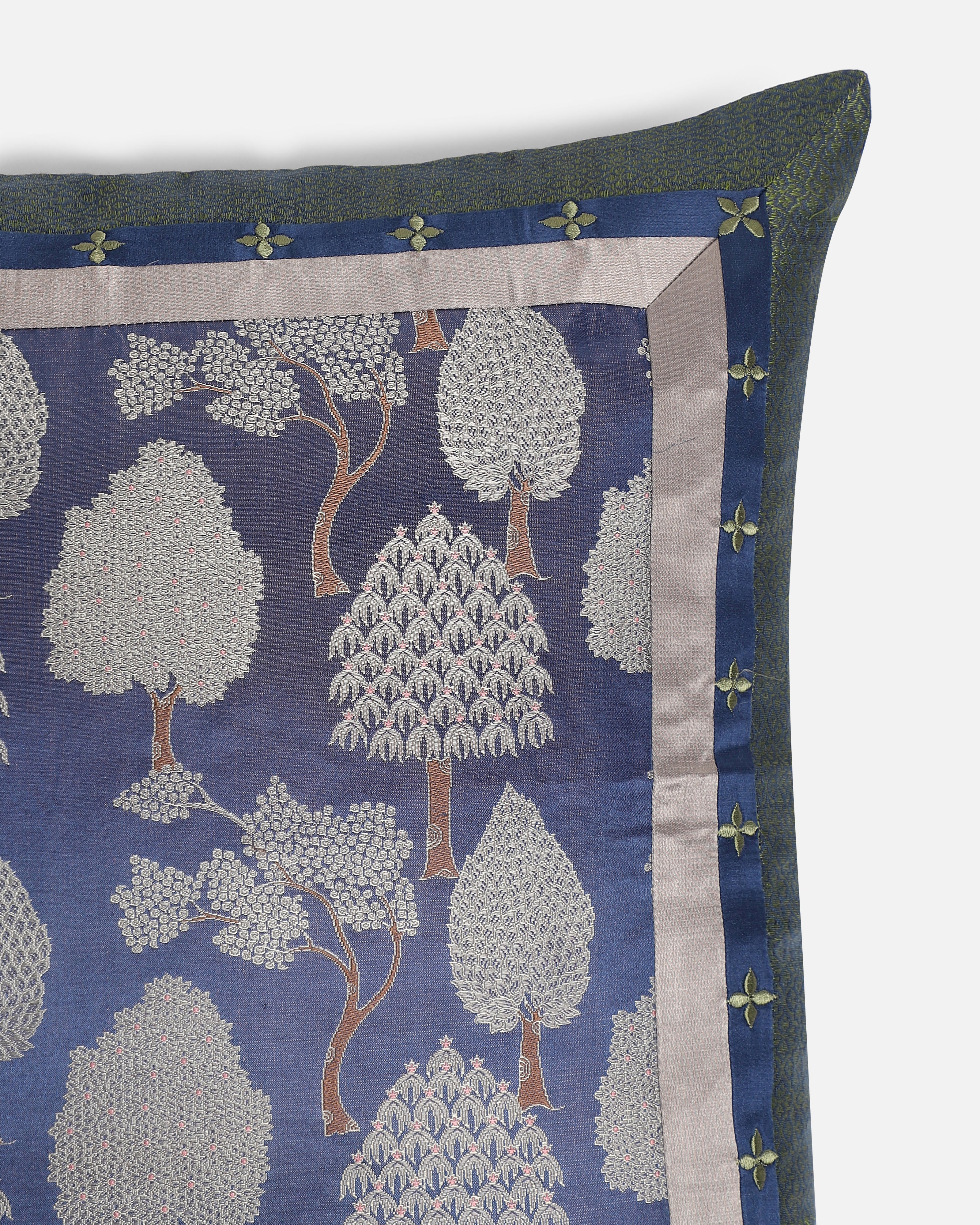 Lalbagh Tanchoi Silk Cushion Cover