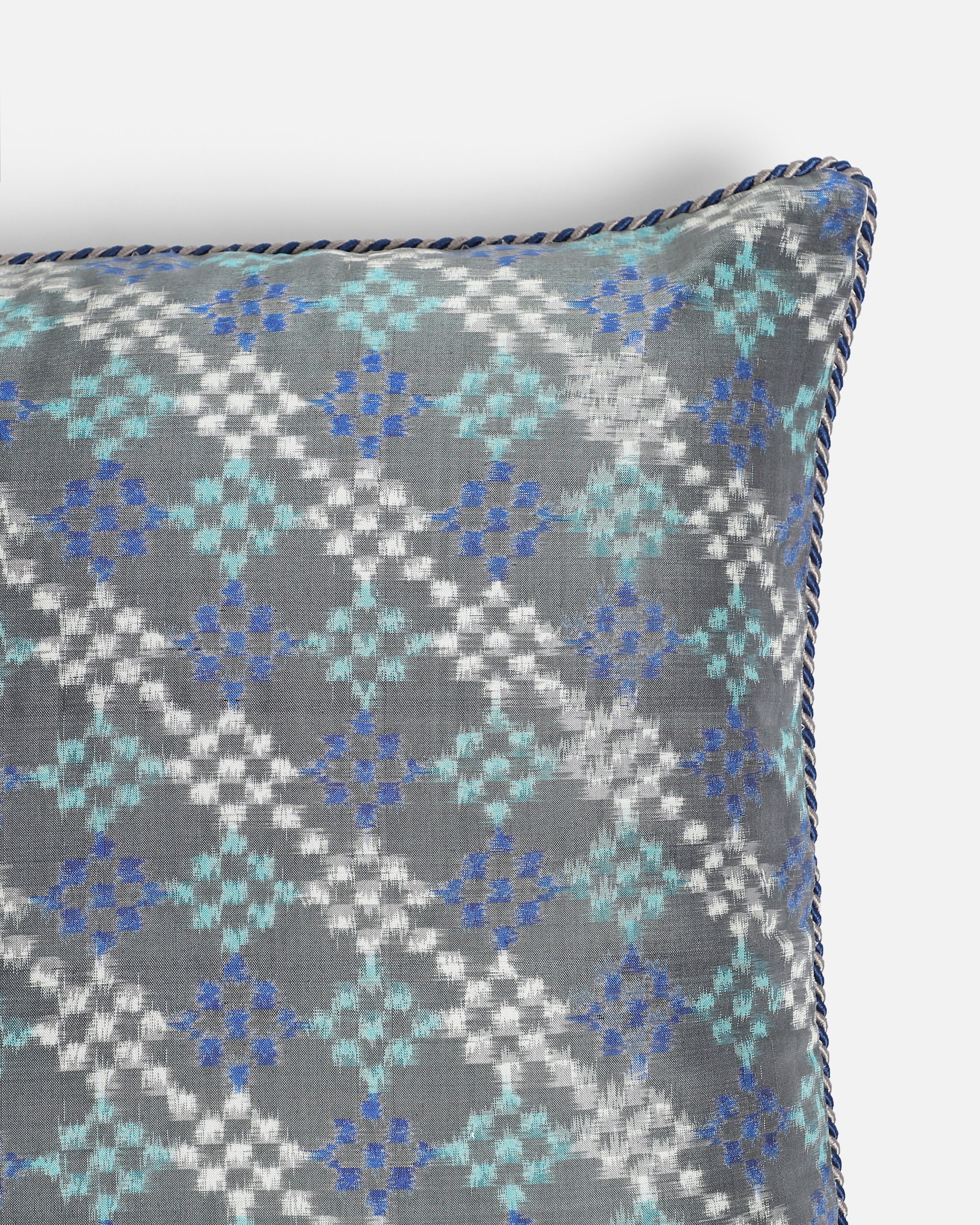 Strom Double Ikat Silk Cushion Cover