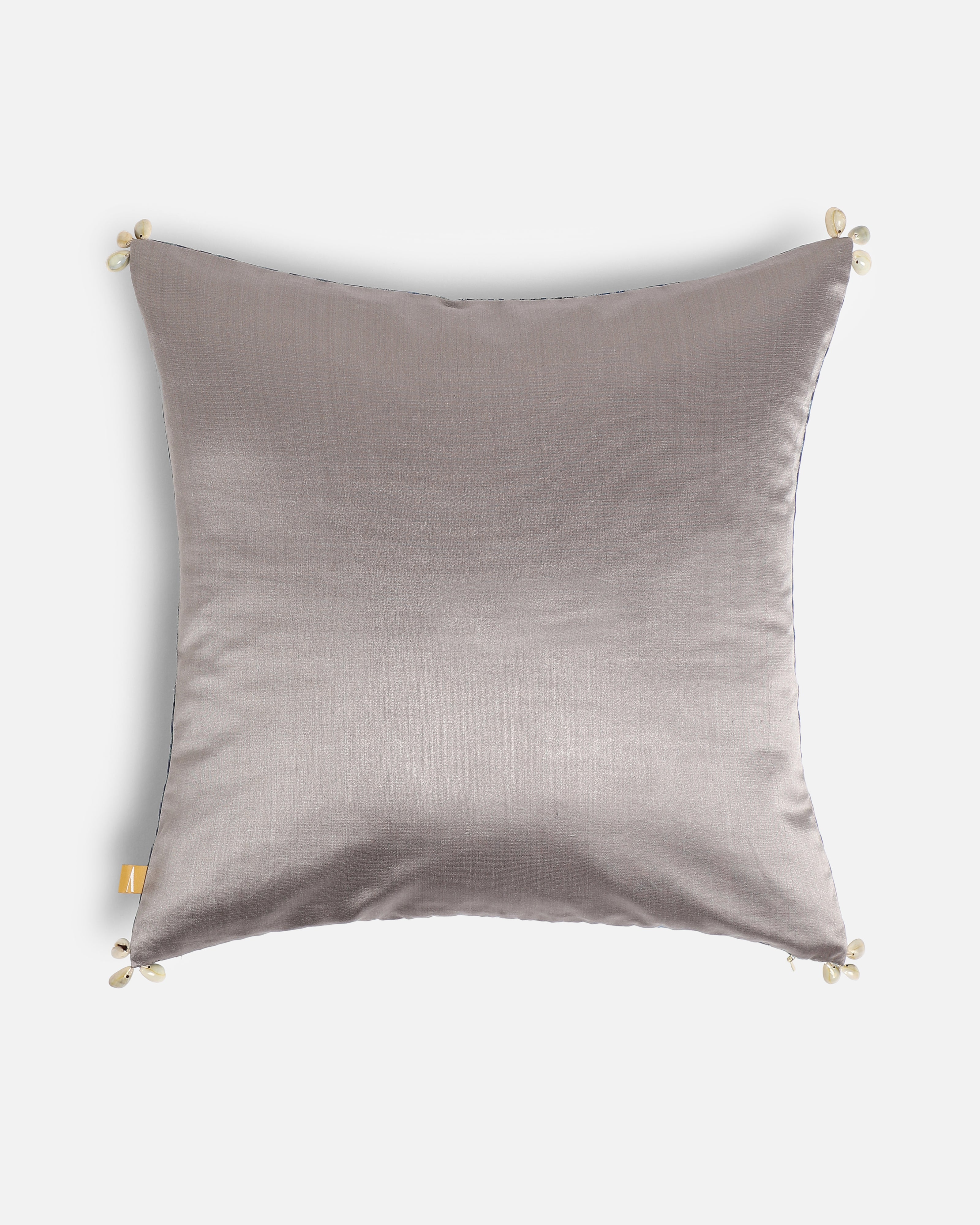 Naida Tal Weft Ikat Cotton Silk Cushion Cover