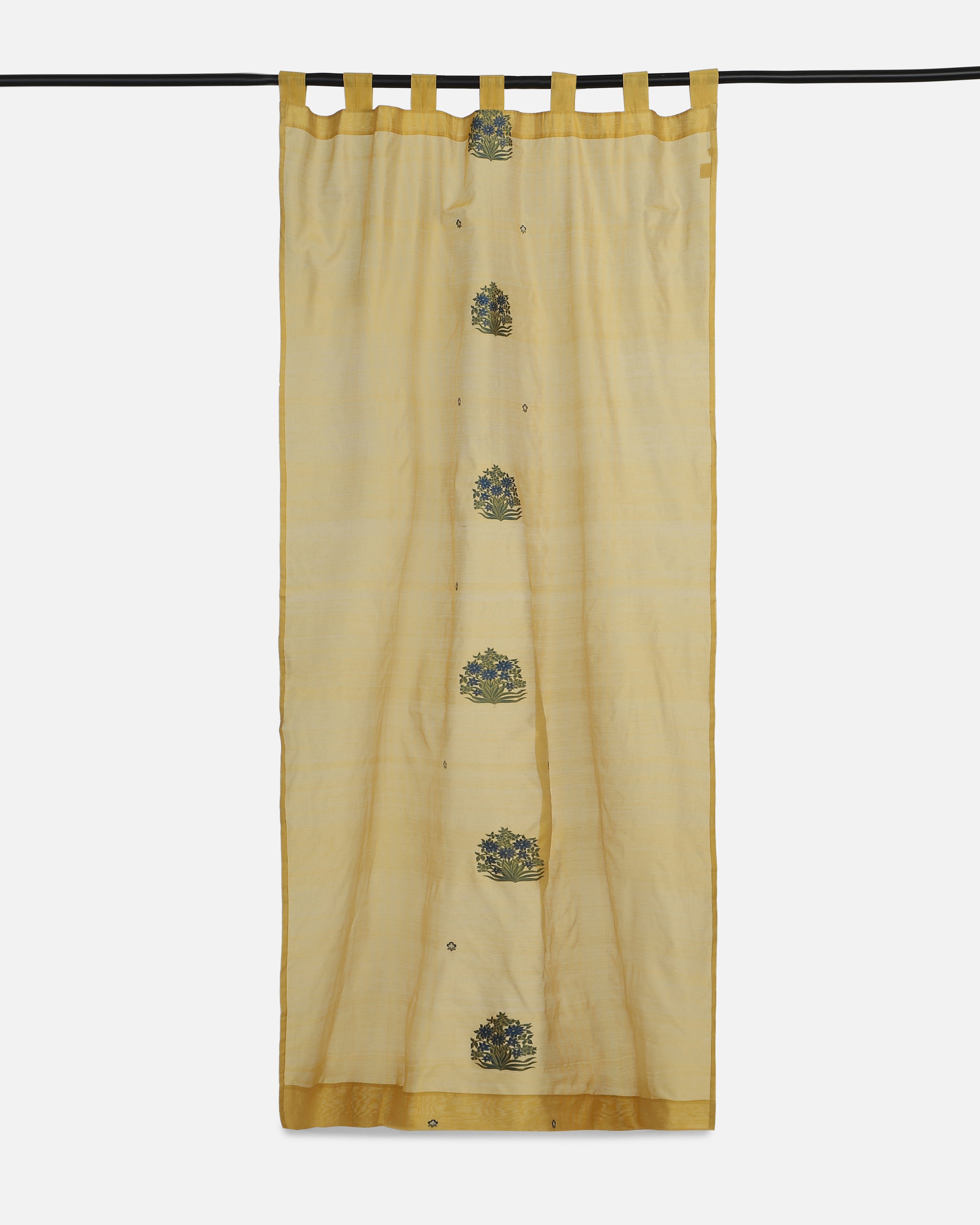 Dastaar Posh Powdi Silk Cotton Curtain