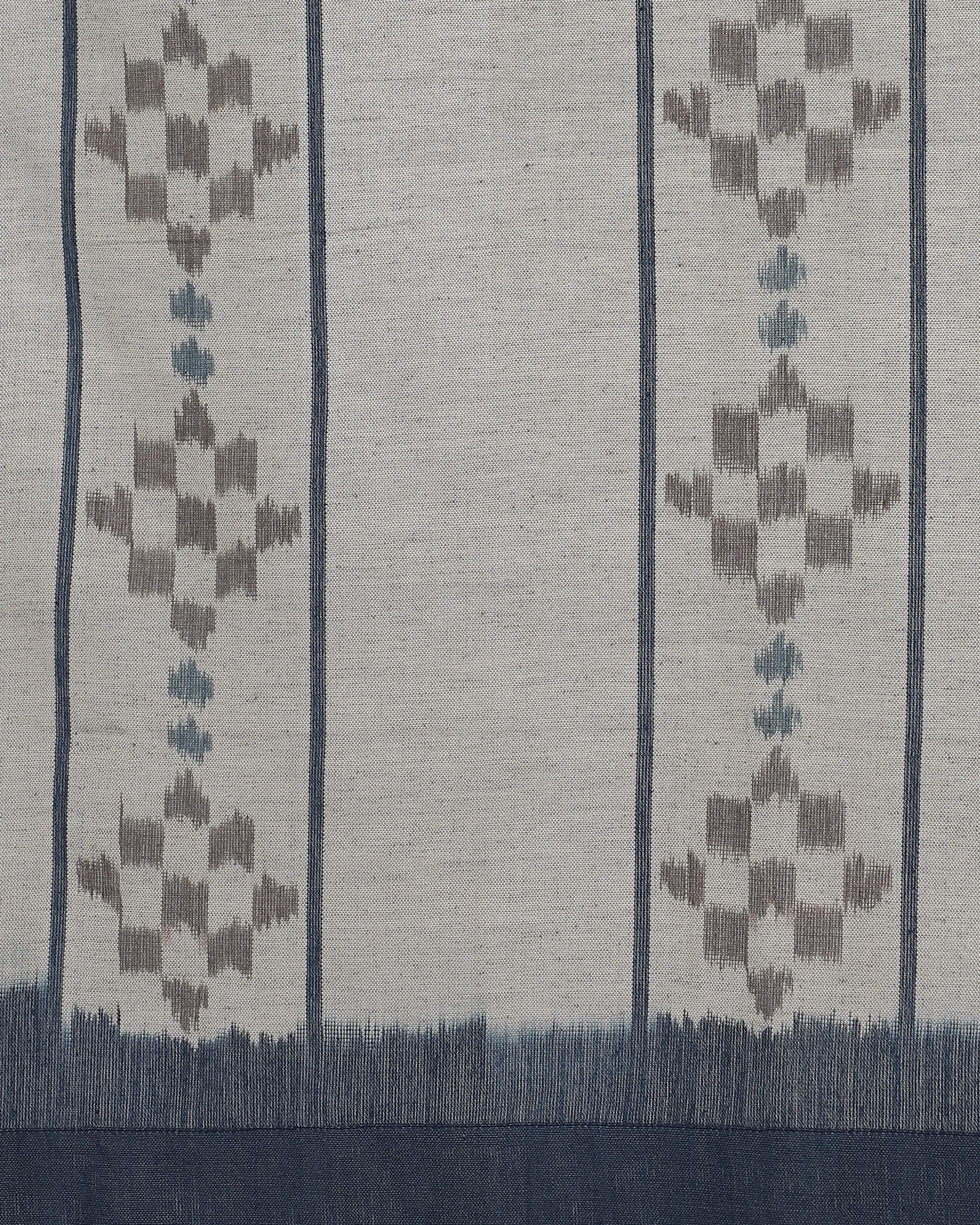 Ara Weft Ikat Cotton Curtain