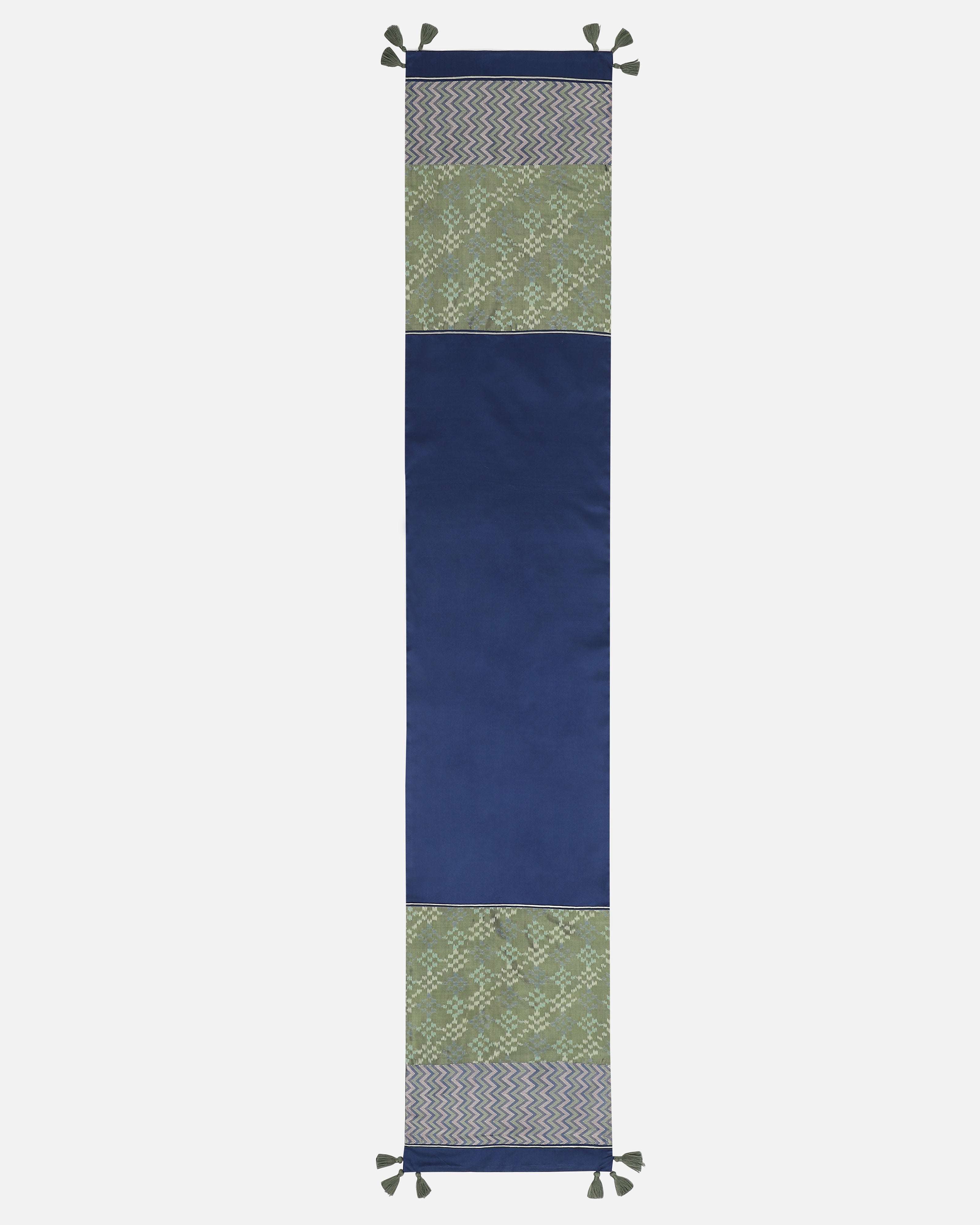 Strom Tal Warp Ikat Silk Table Runner