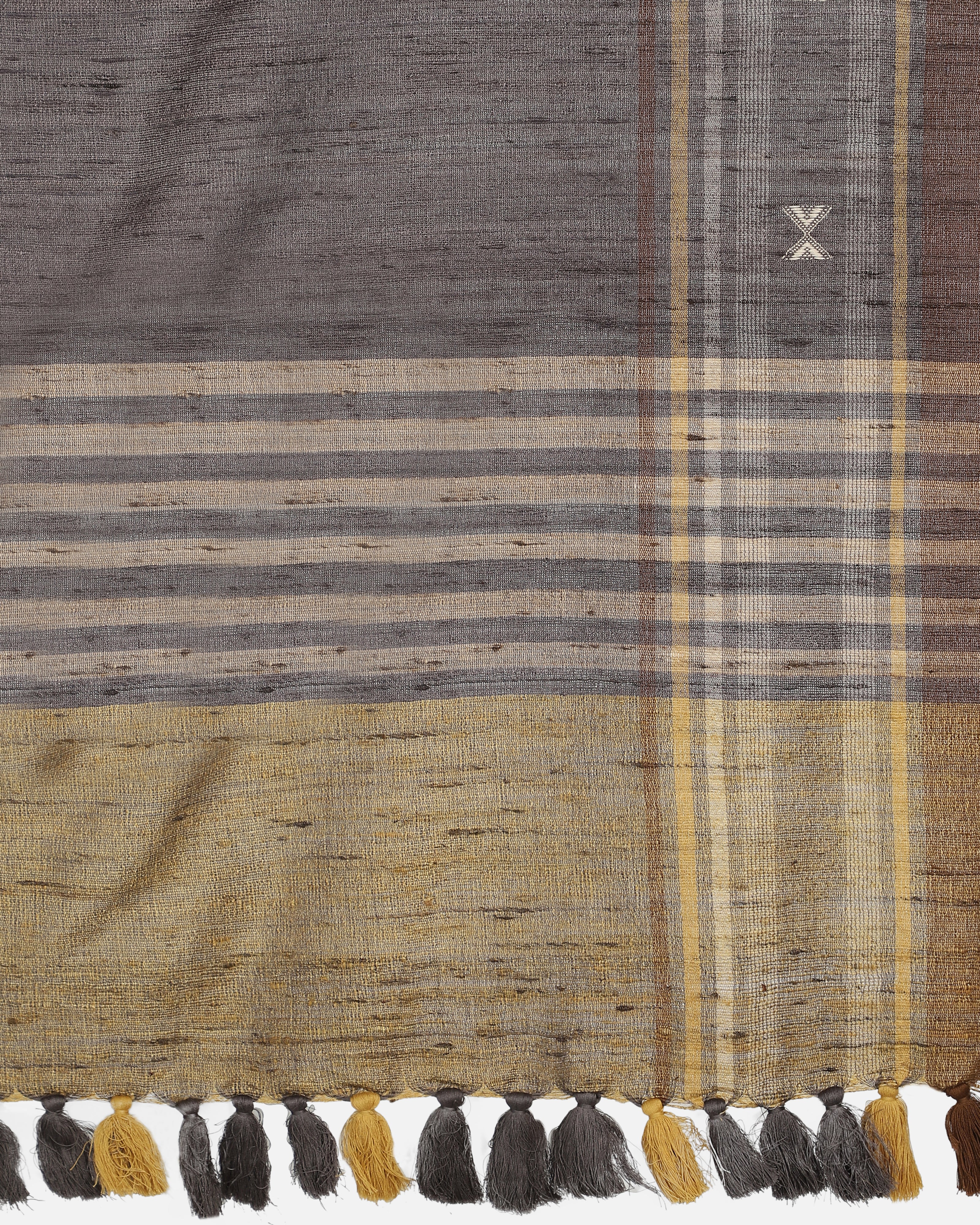 Brasov Extra Weft Cotton Silk Throw