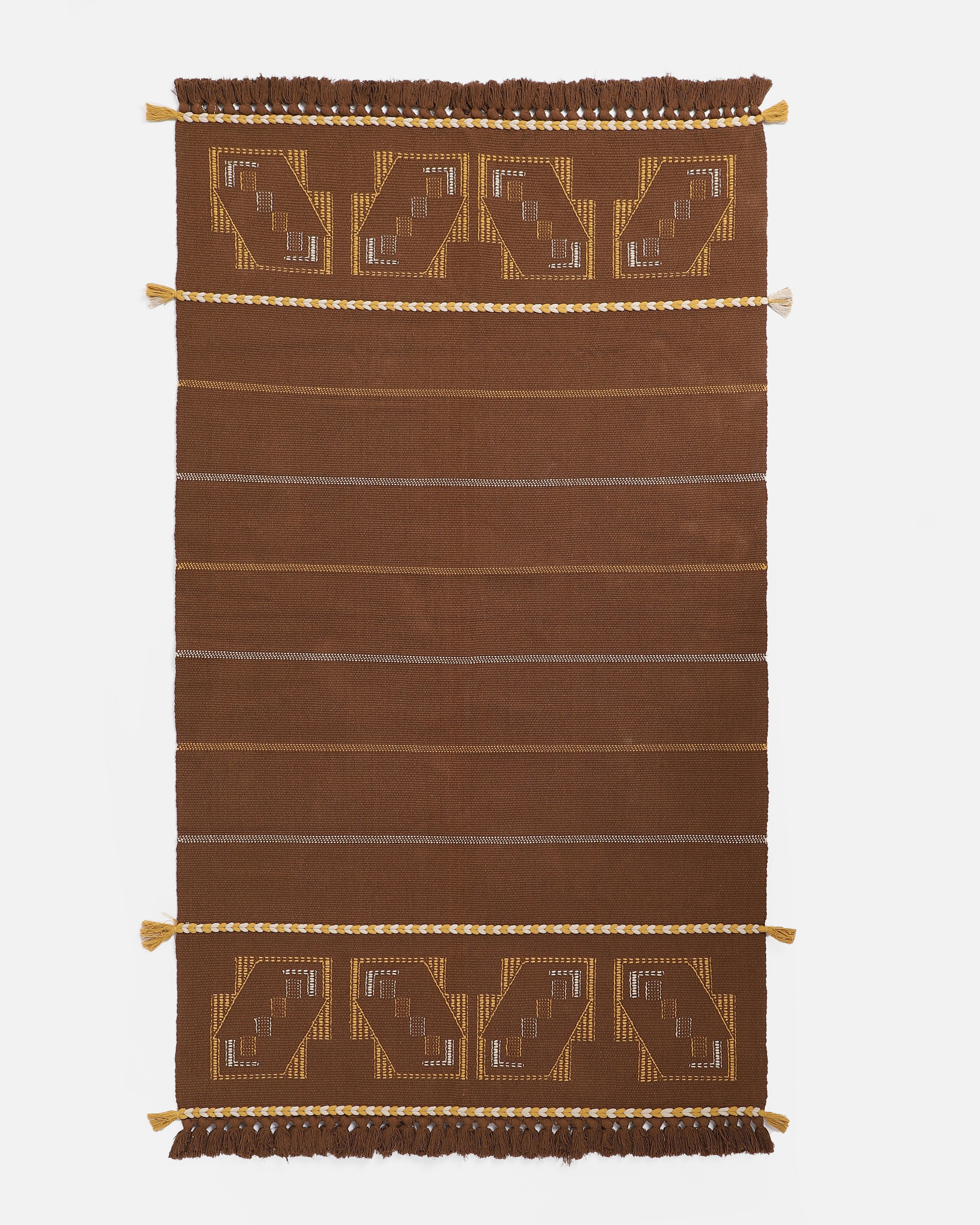 Arad Extra Weft Cotton Rug