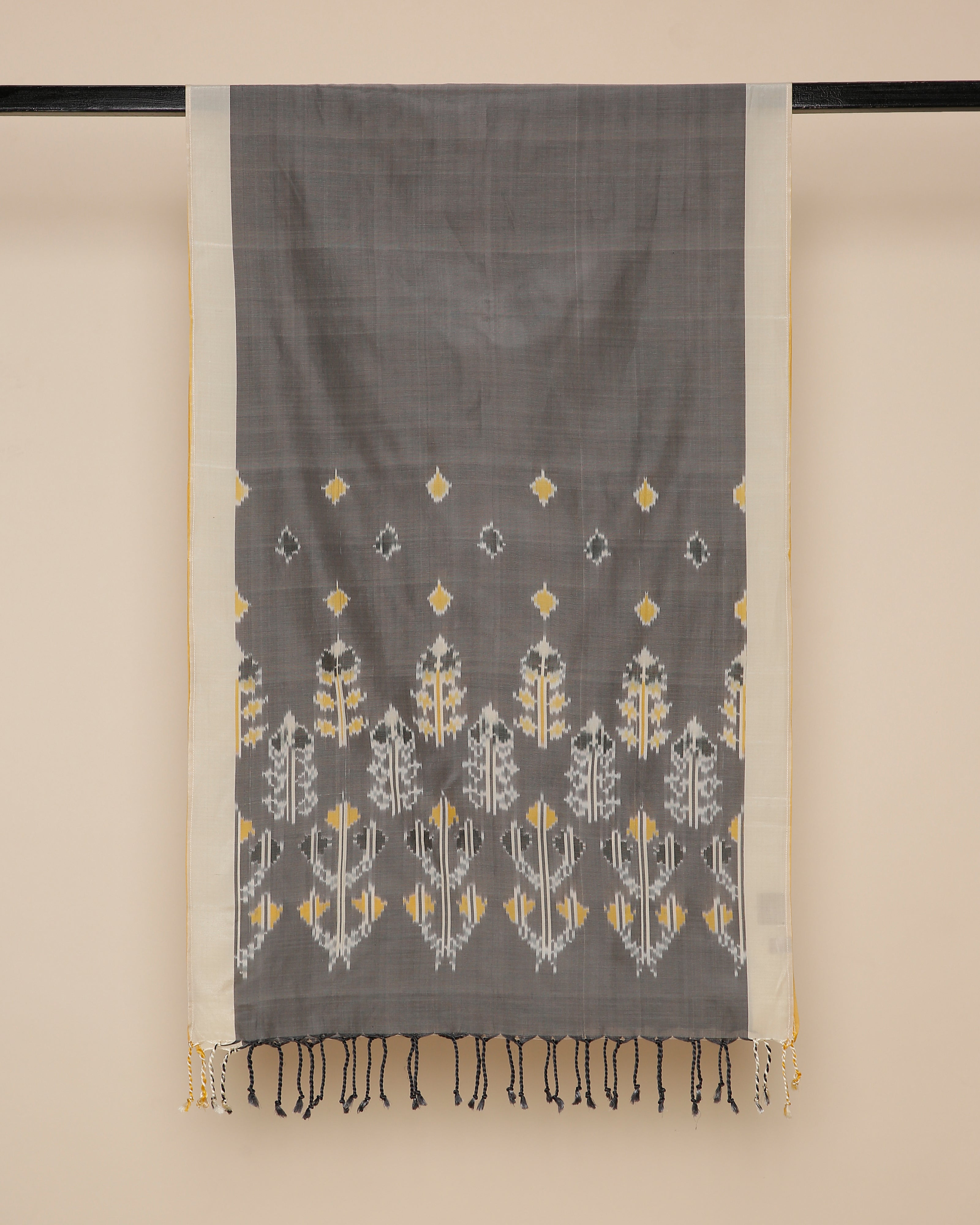 Ille Warp Ikat Silk Cotton Stole