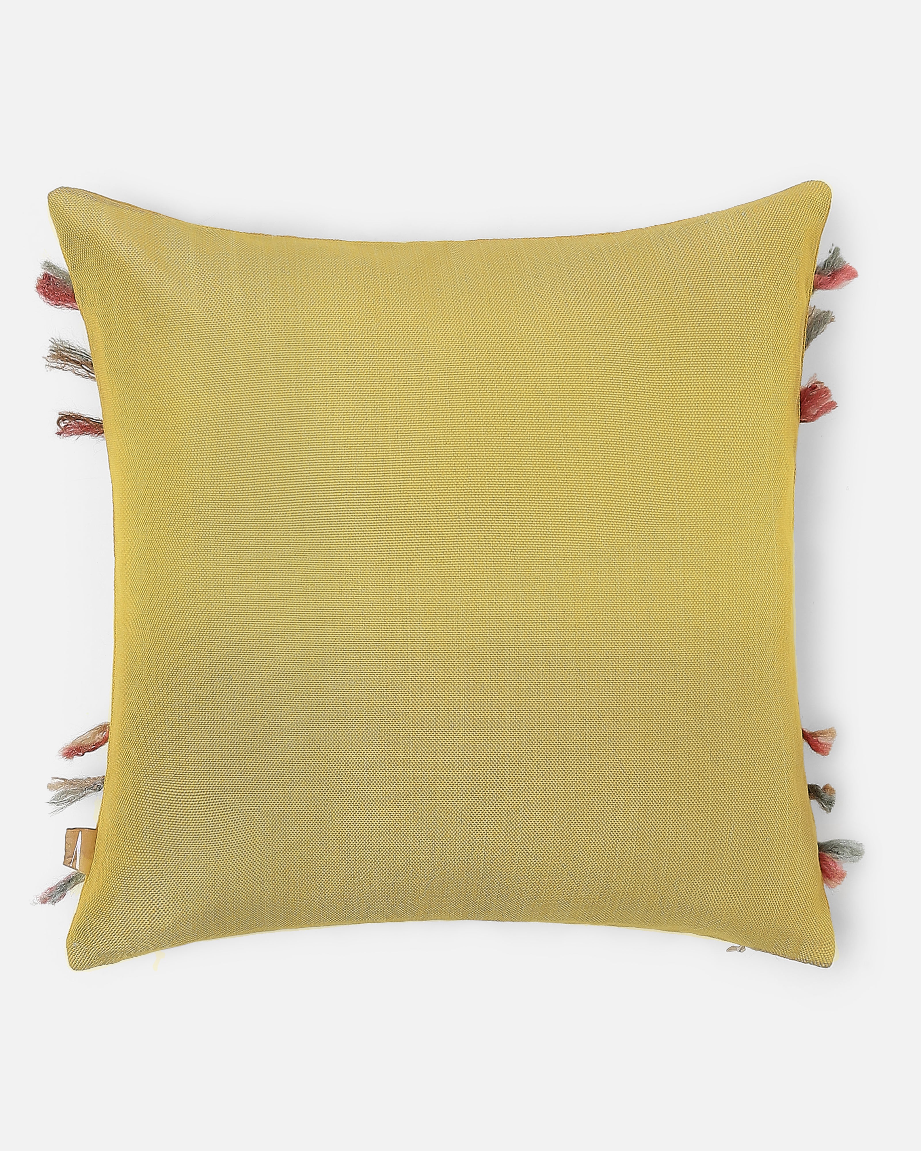 Tara Bhujodi Extra Weft Cotton Cushion Cover