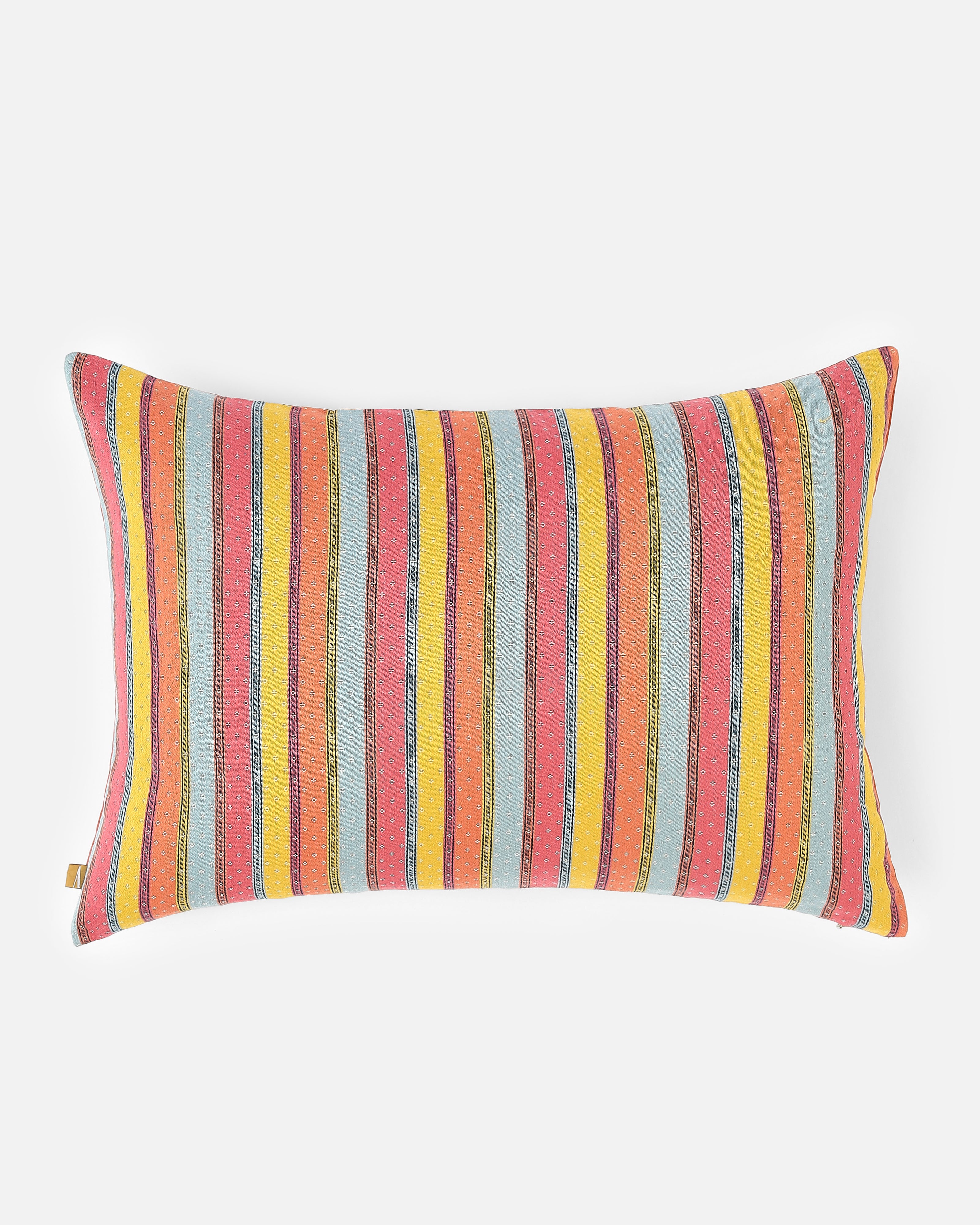 Yameni Pochampally Warp Ikat Silk Cotton Cushion Cover