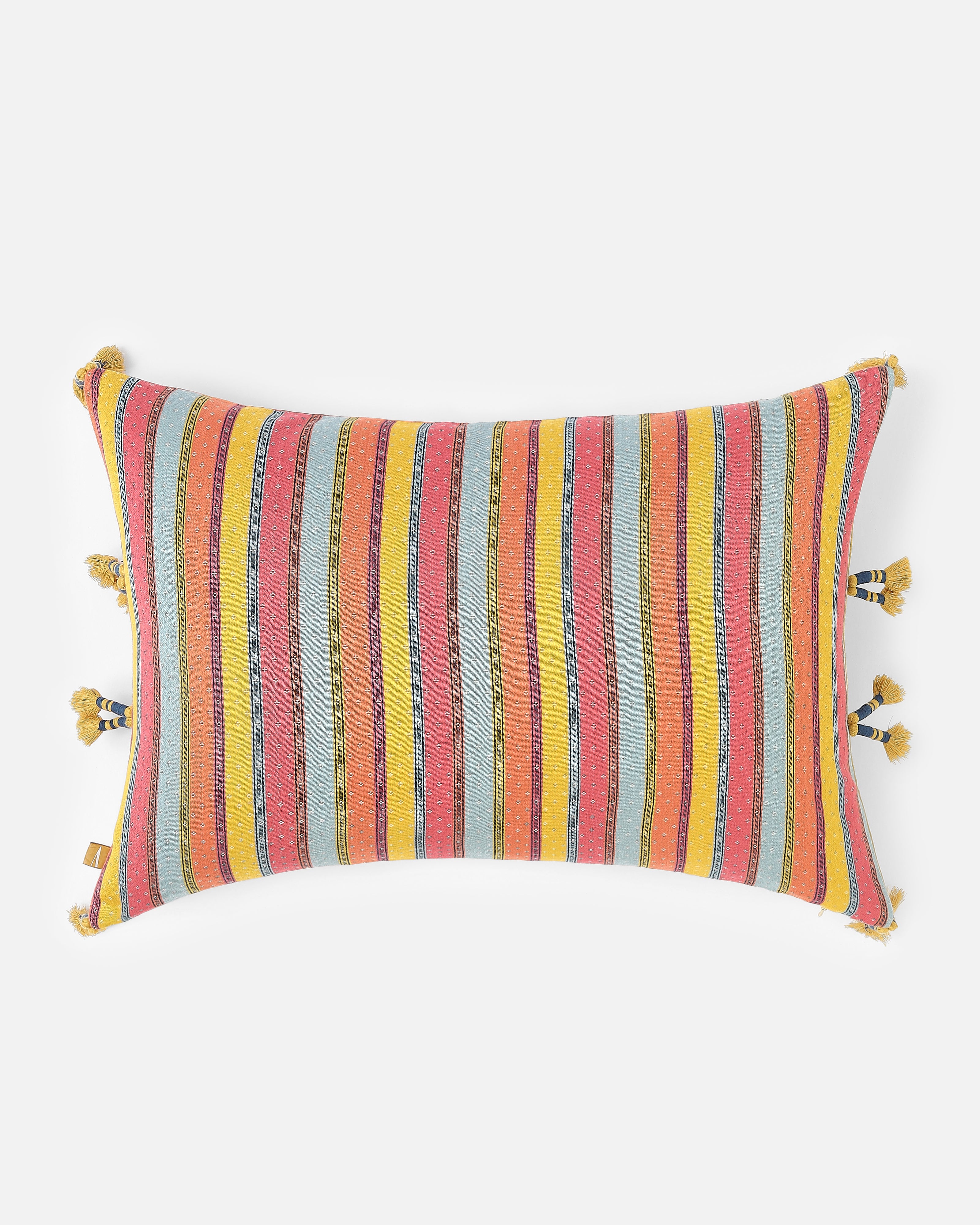 Rei Pochampally Warp Ikat Silk Cushion Cover