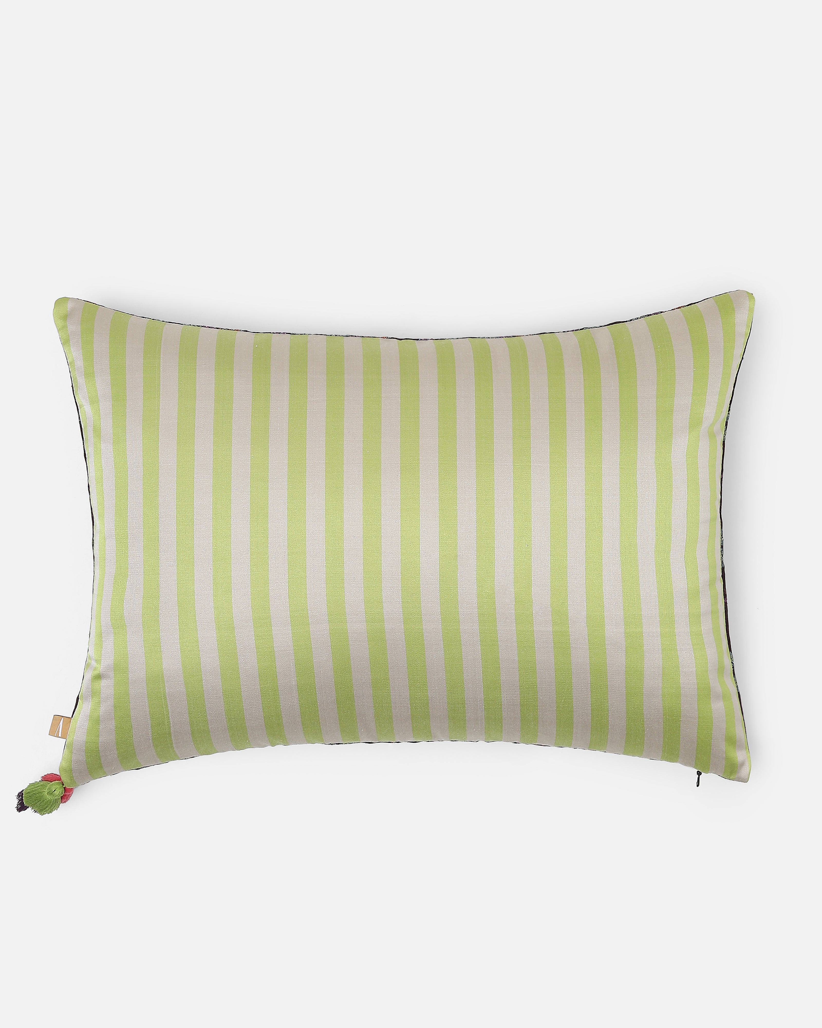 Eliot Banarasi Satin Brocade Silk Viscose Cushion Cover