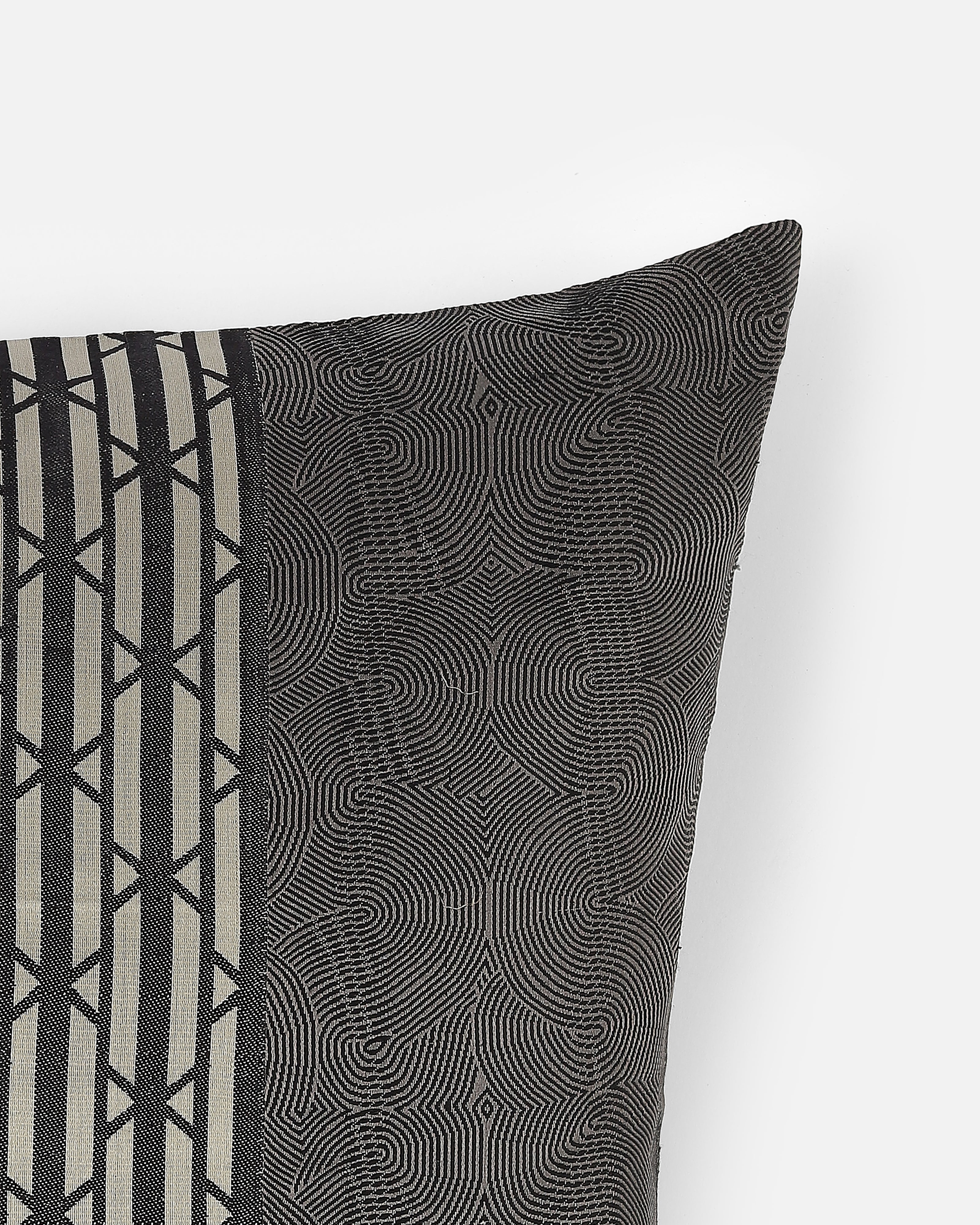 Baryte Banarasi Tanchoi Silk Cushion Cover