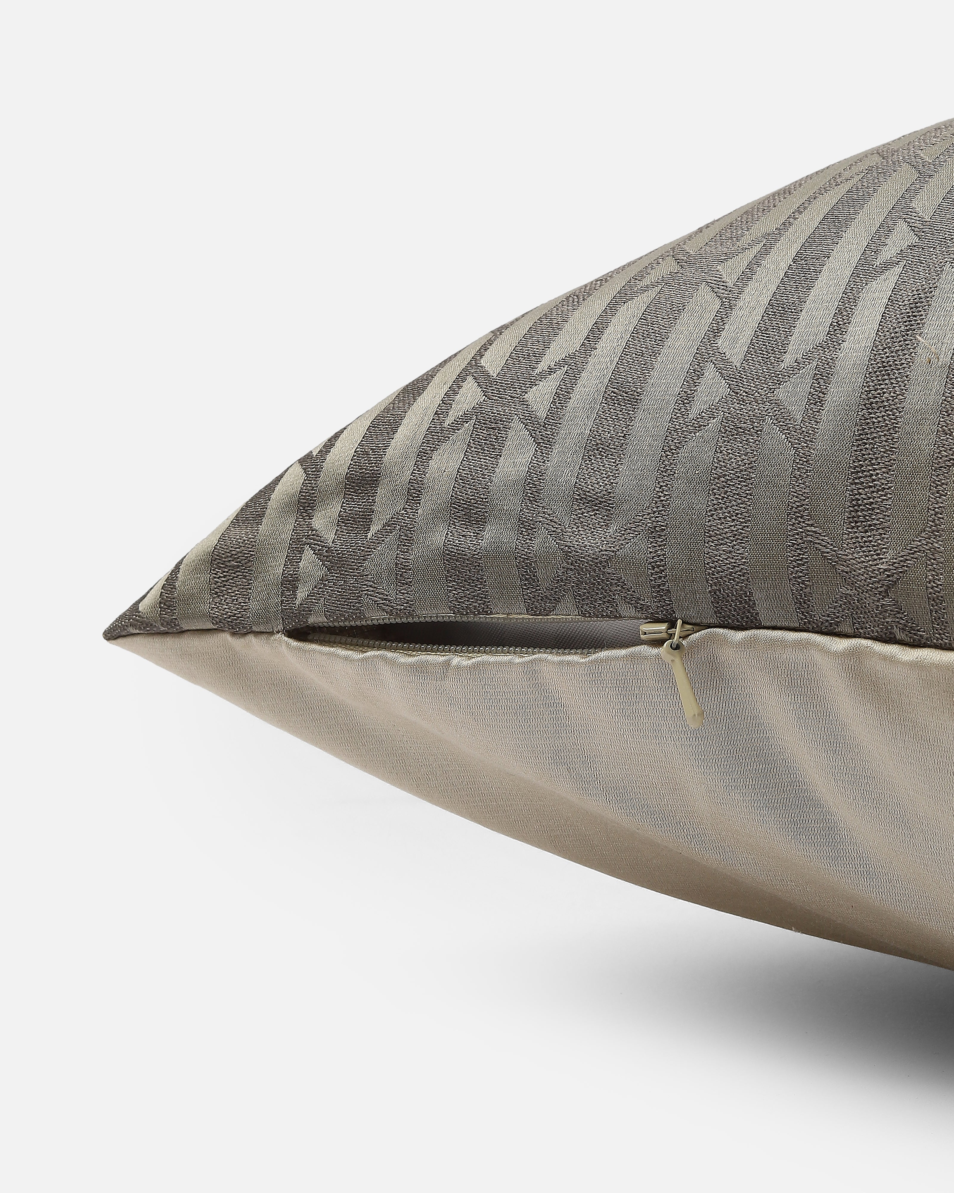 Bamboo Banarasi Tanchoi Silk Cushion Cover