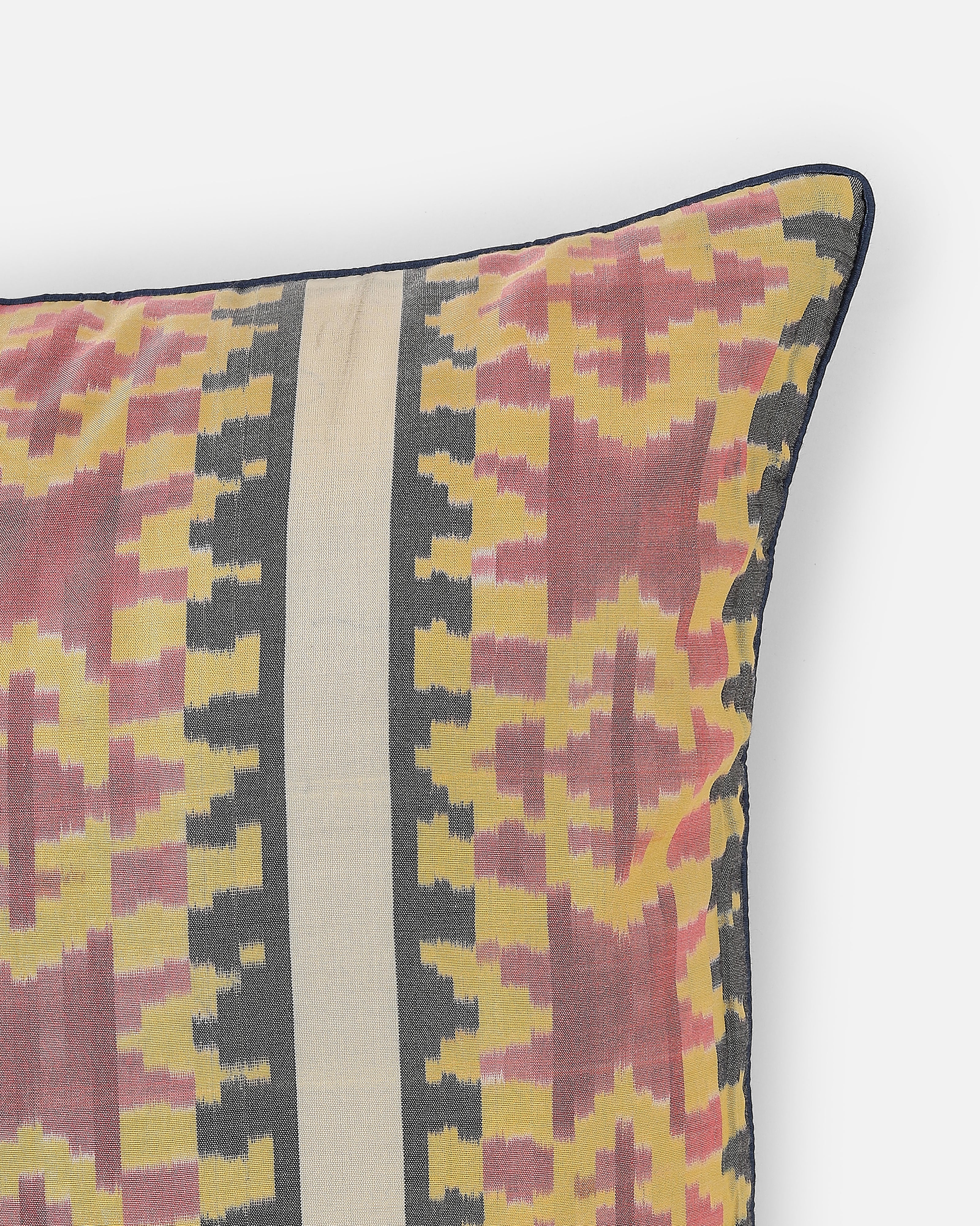 Palam Pochampally Warp Ikat Silk Cotton Cushion Cover
