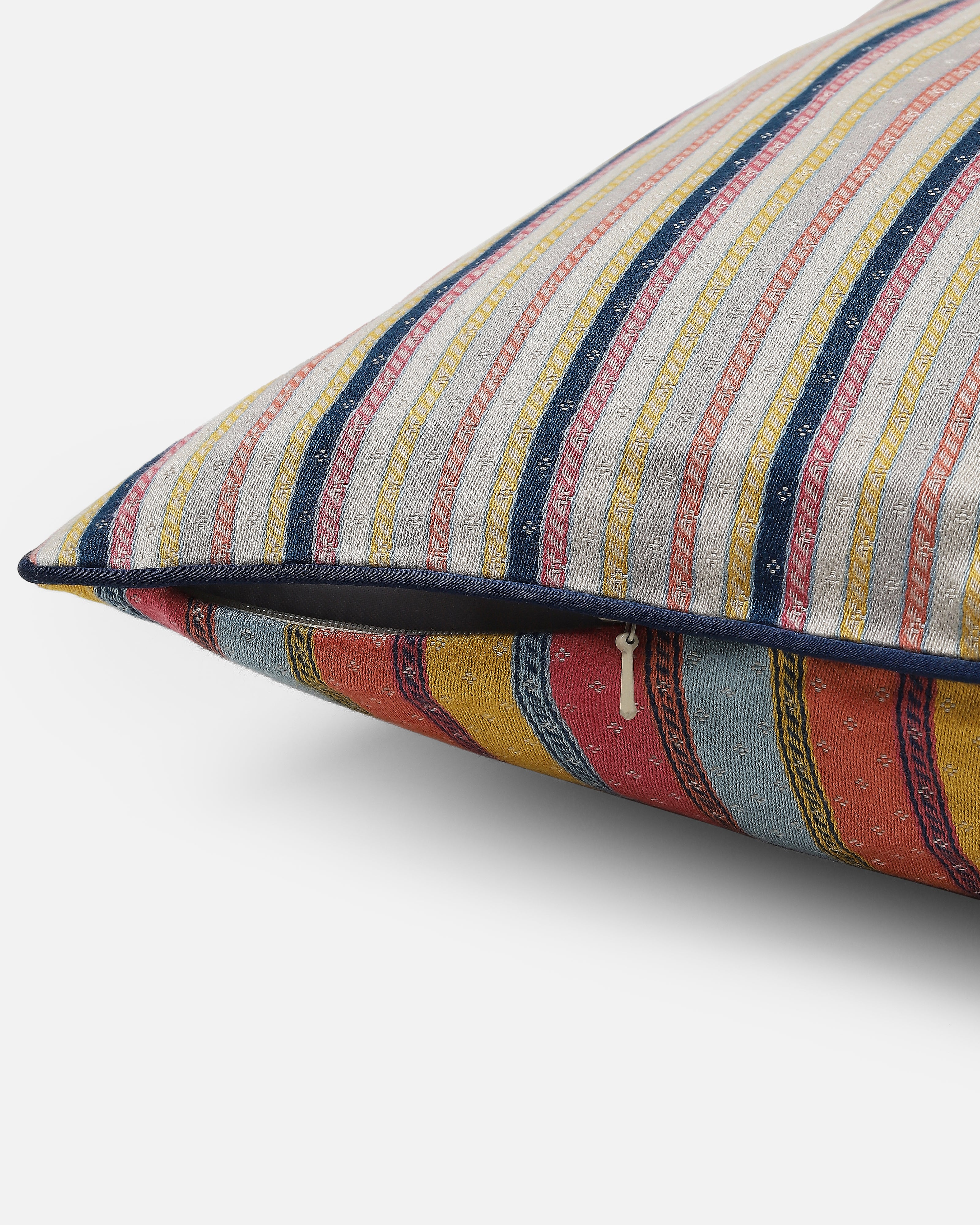 Sangama Bhujodi Mashru Viscose Cotton Cushion Cover