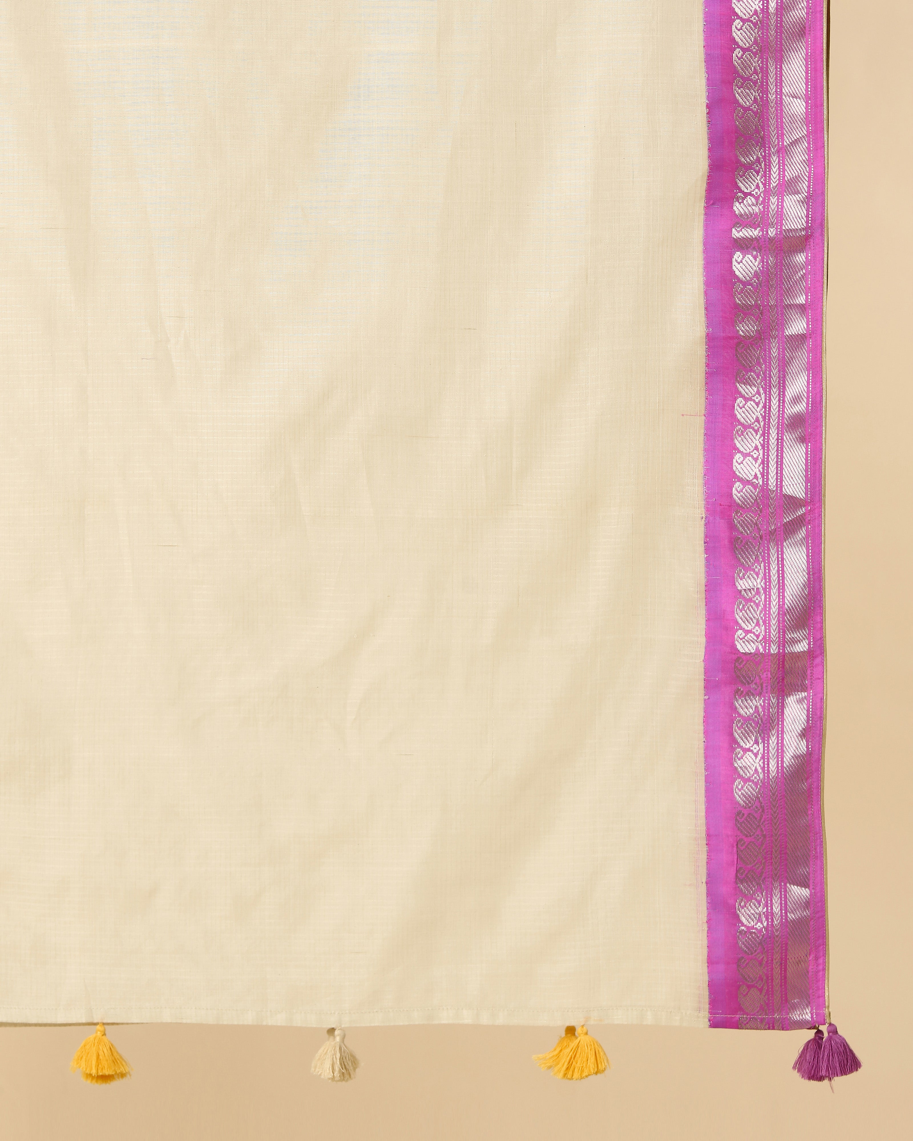 Amala Gadwal Kuttu Weave Cotton Silk Dupatta