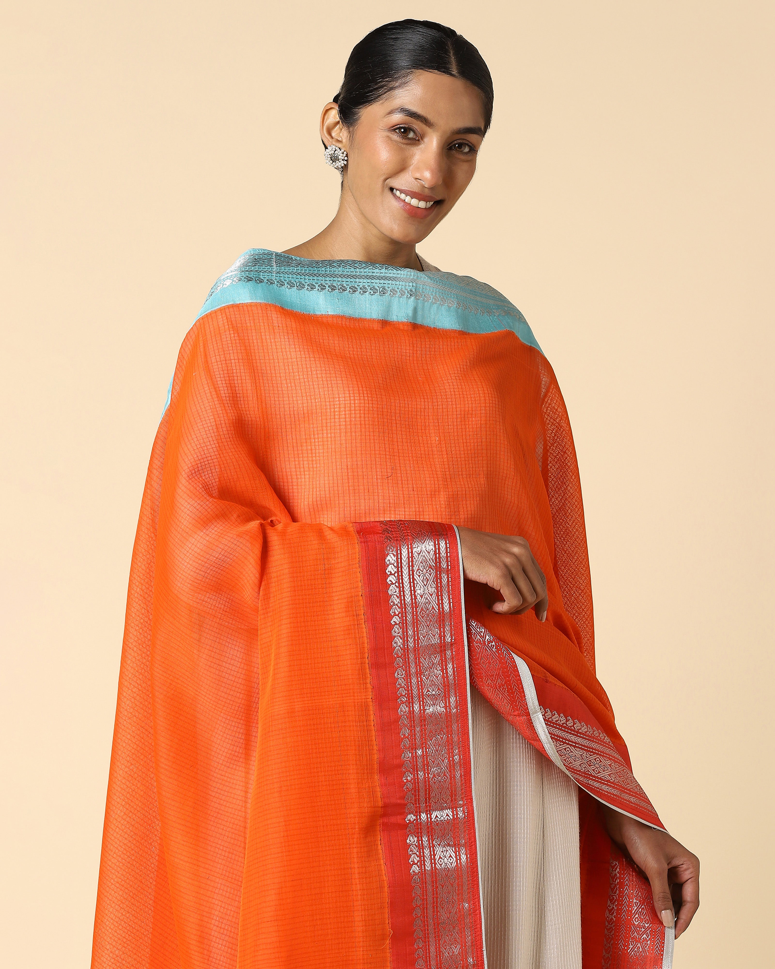 Akshitha Gadwal Kuttu Weave Cotton Silk Dupatta