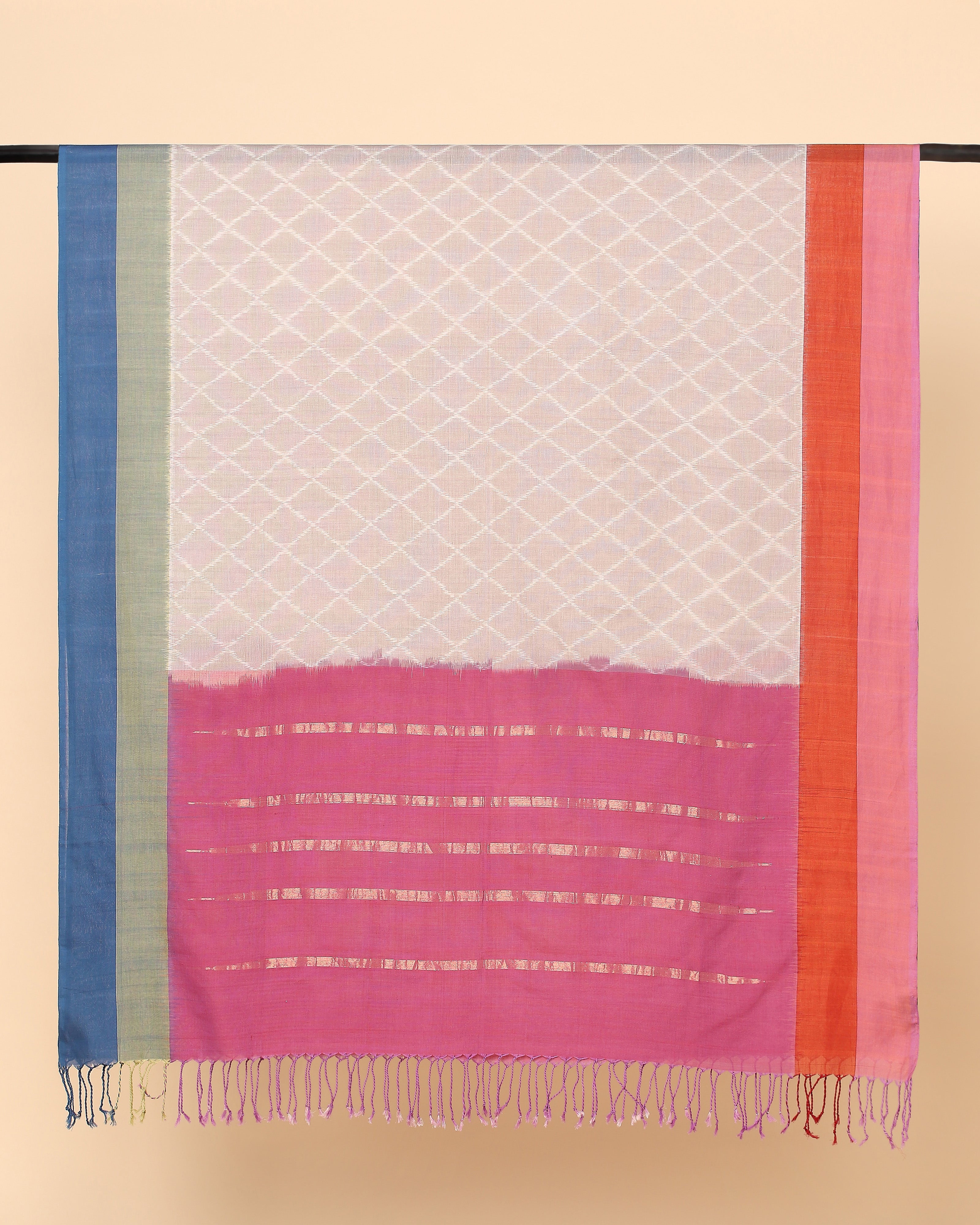 Shafna Pochampally Weft Ikat Cotton Dupatta