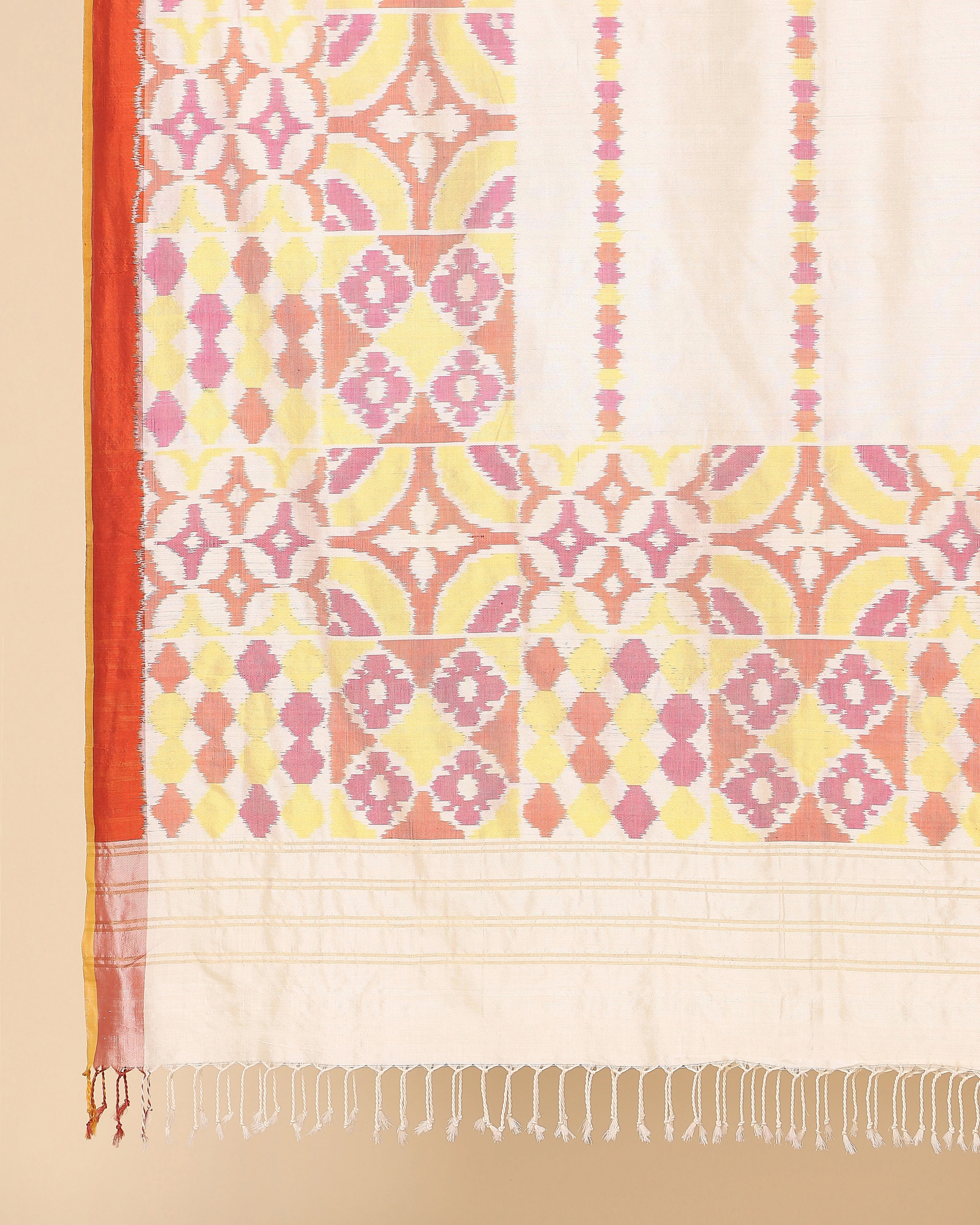 Maaha Pochampally Weft Ikat Silk Dupatta