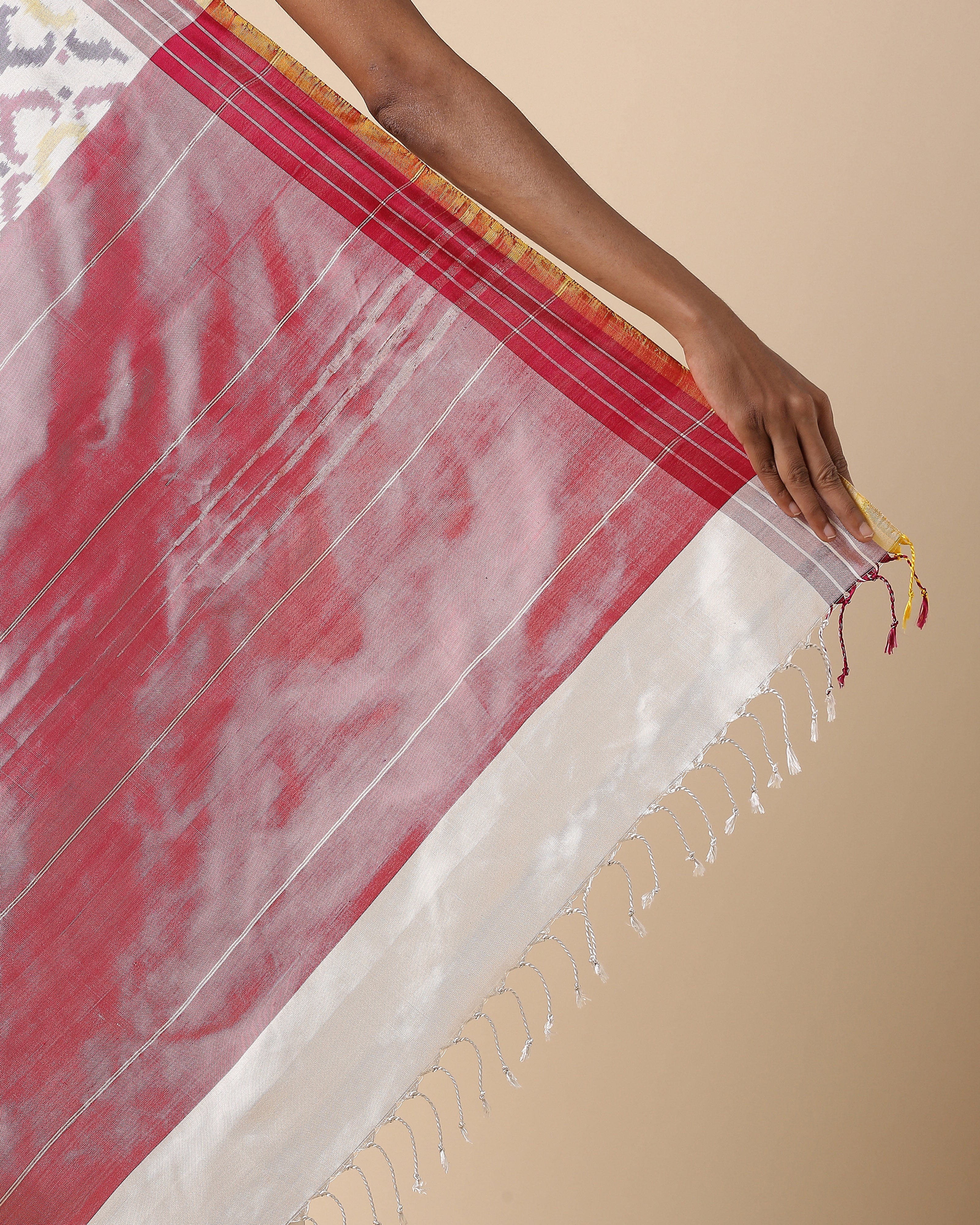 Layina Pochampally Weft Ikat Silk Saree