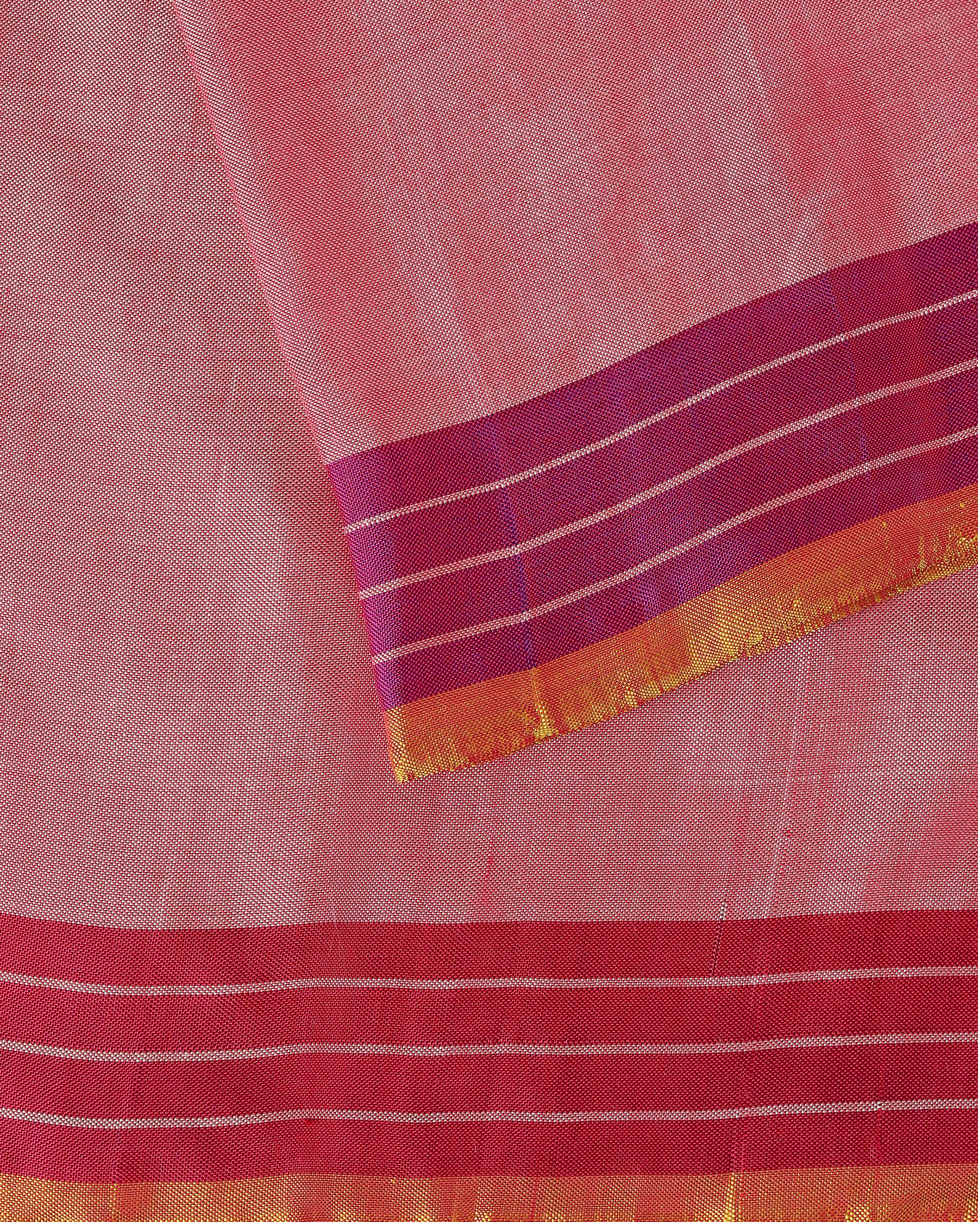 Layina Pochampally Weft Ikat Silk Saree