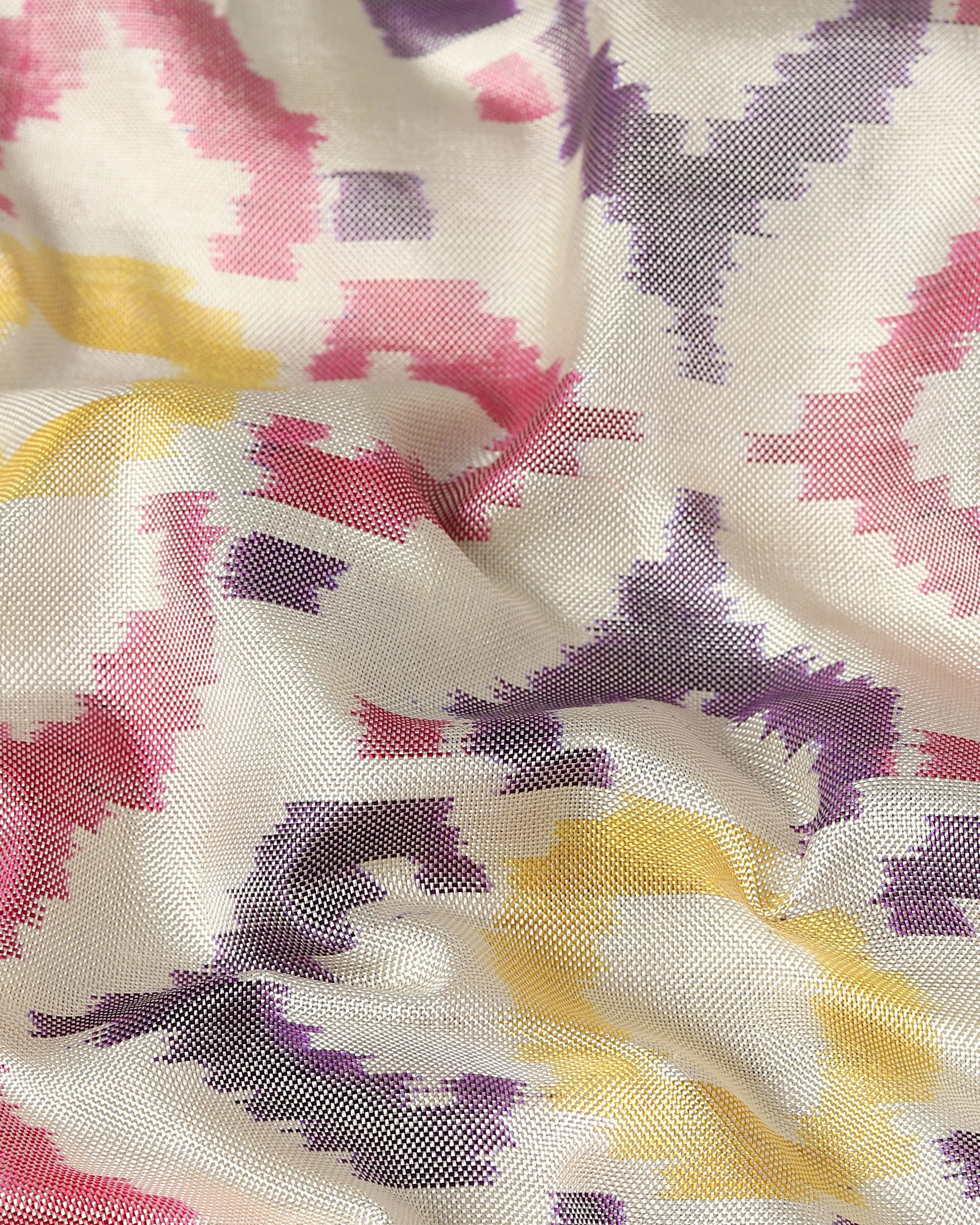 Layina Pochampally Weft Ikat Silk Saree