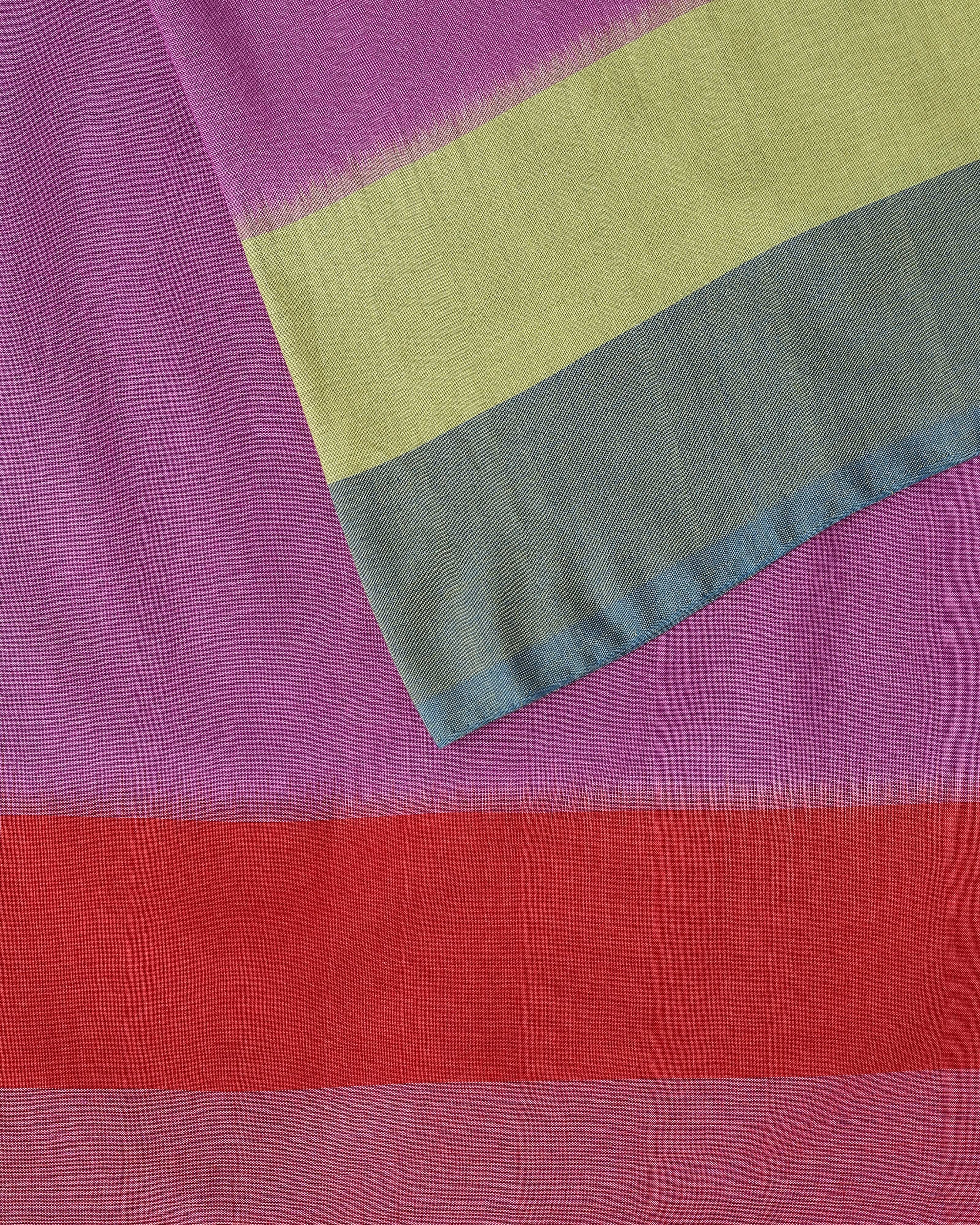 Shafna Pochampally Weft Ikat Cotton Saree