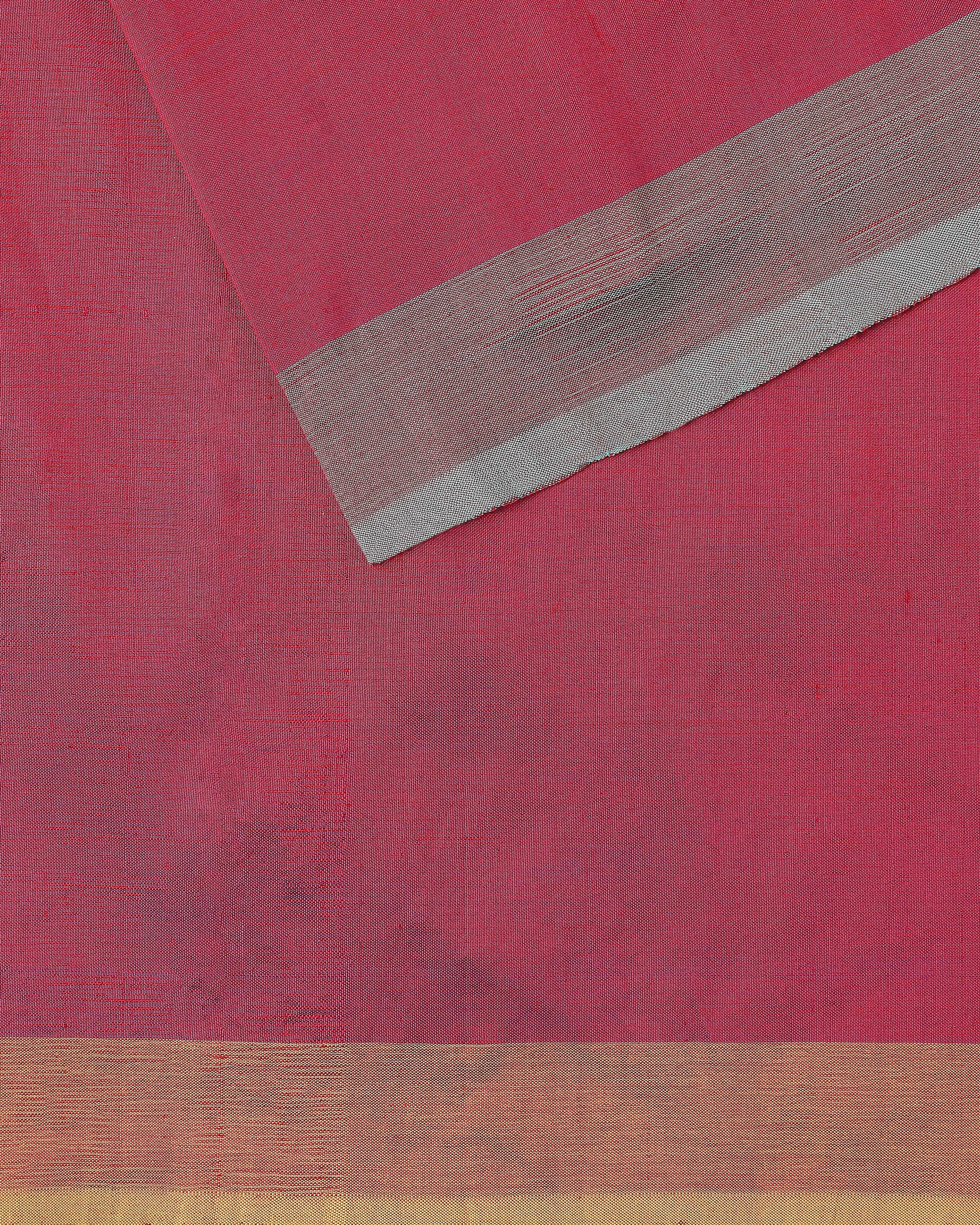 Namiah Pochampally Weft Ikat Cotton Silk Saree