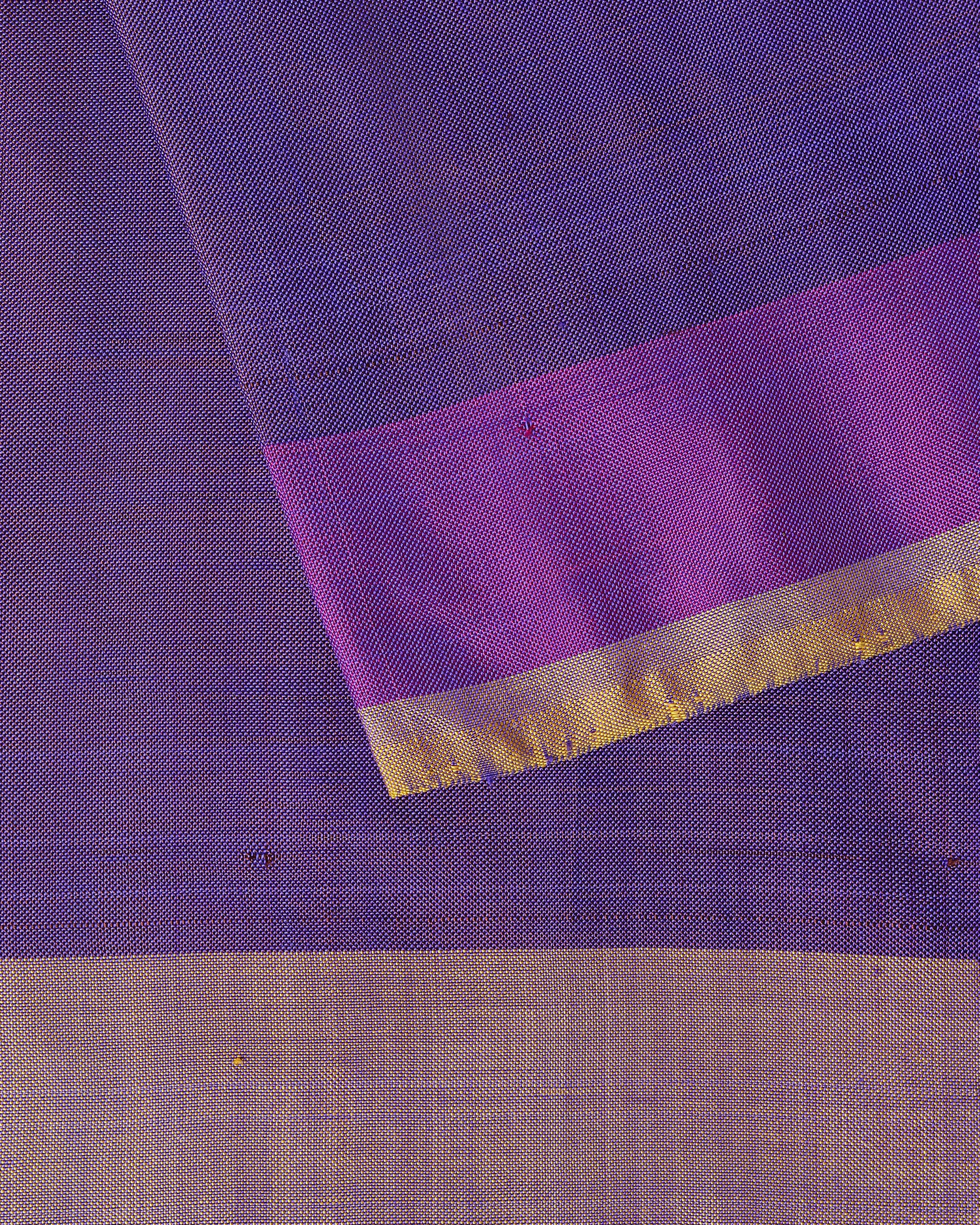Raakhi Pochampally Weft Ikat Silk Saree