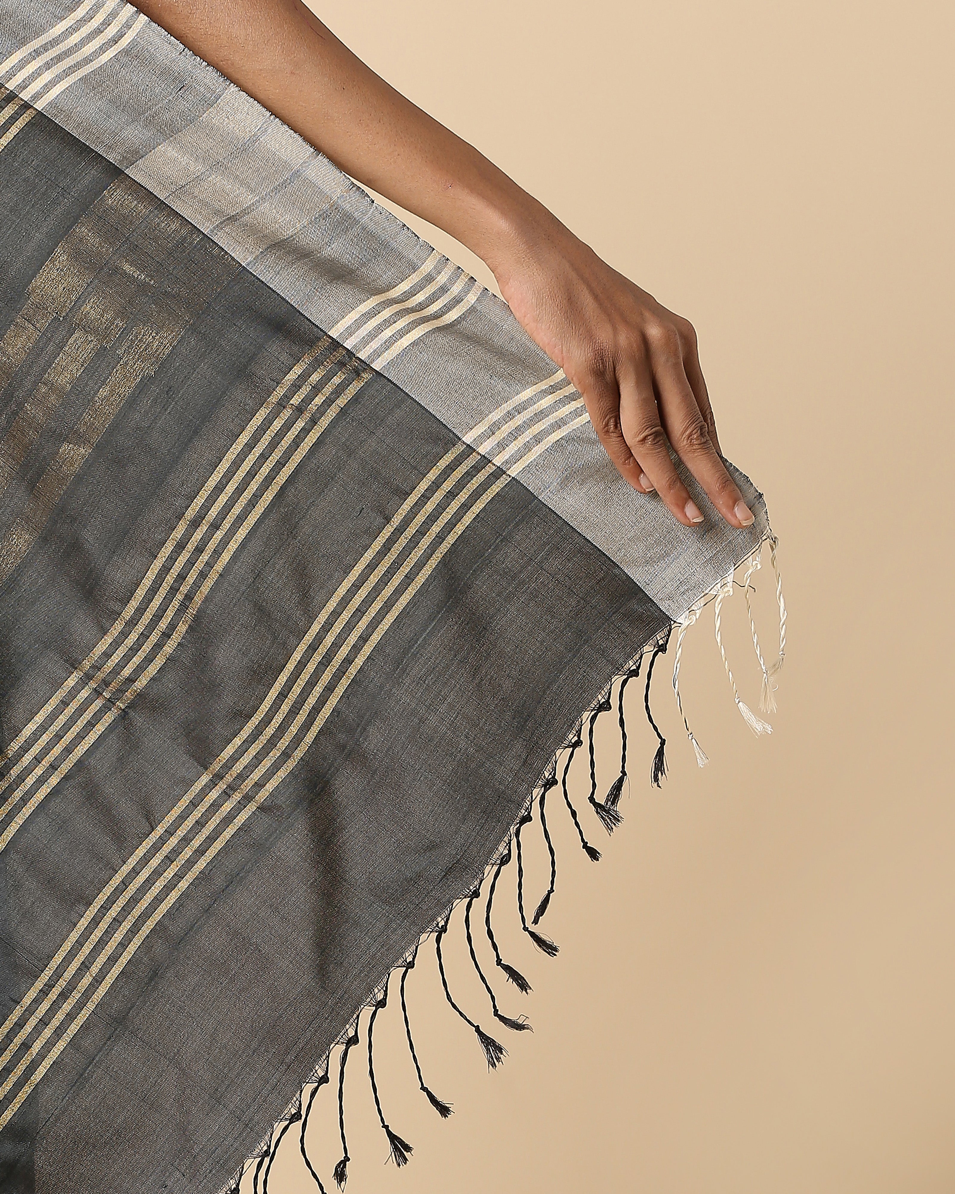 Bhanuni Pochampally Weft Ikat Silk Saree