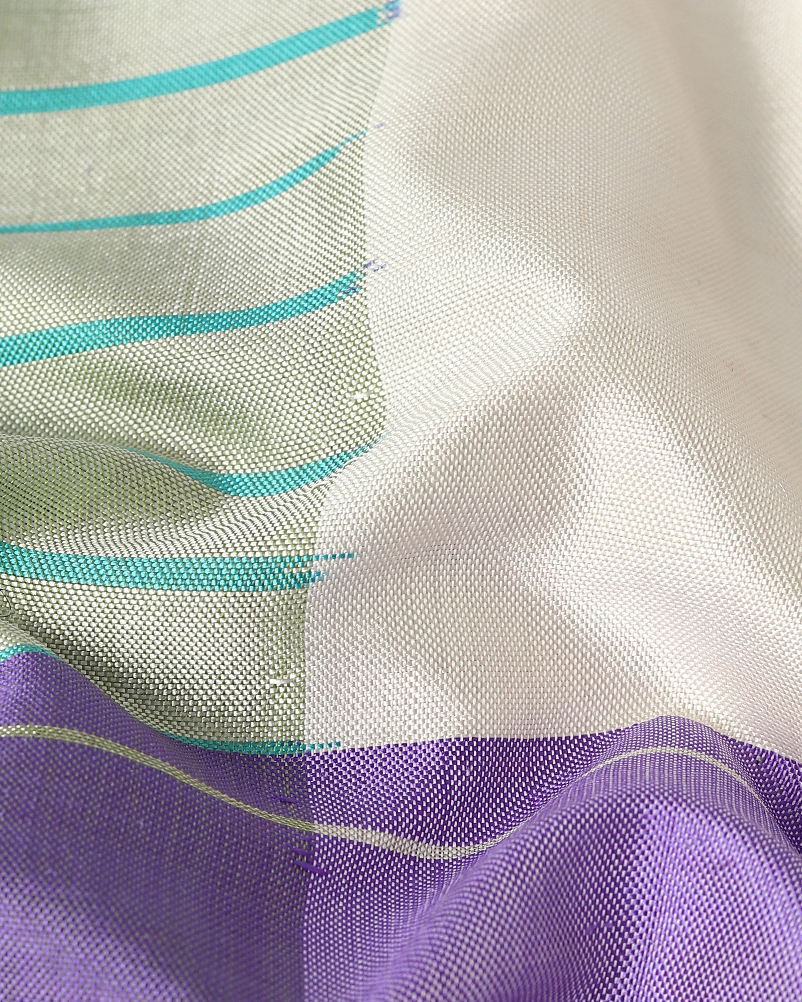 Dakin Pochampally Weft Ikat Silk Saree