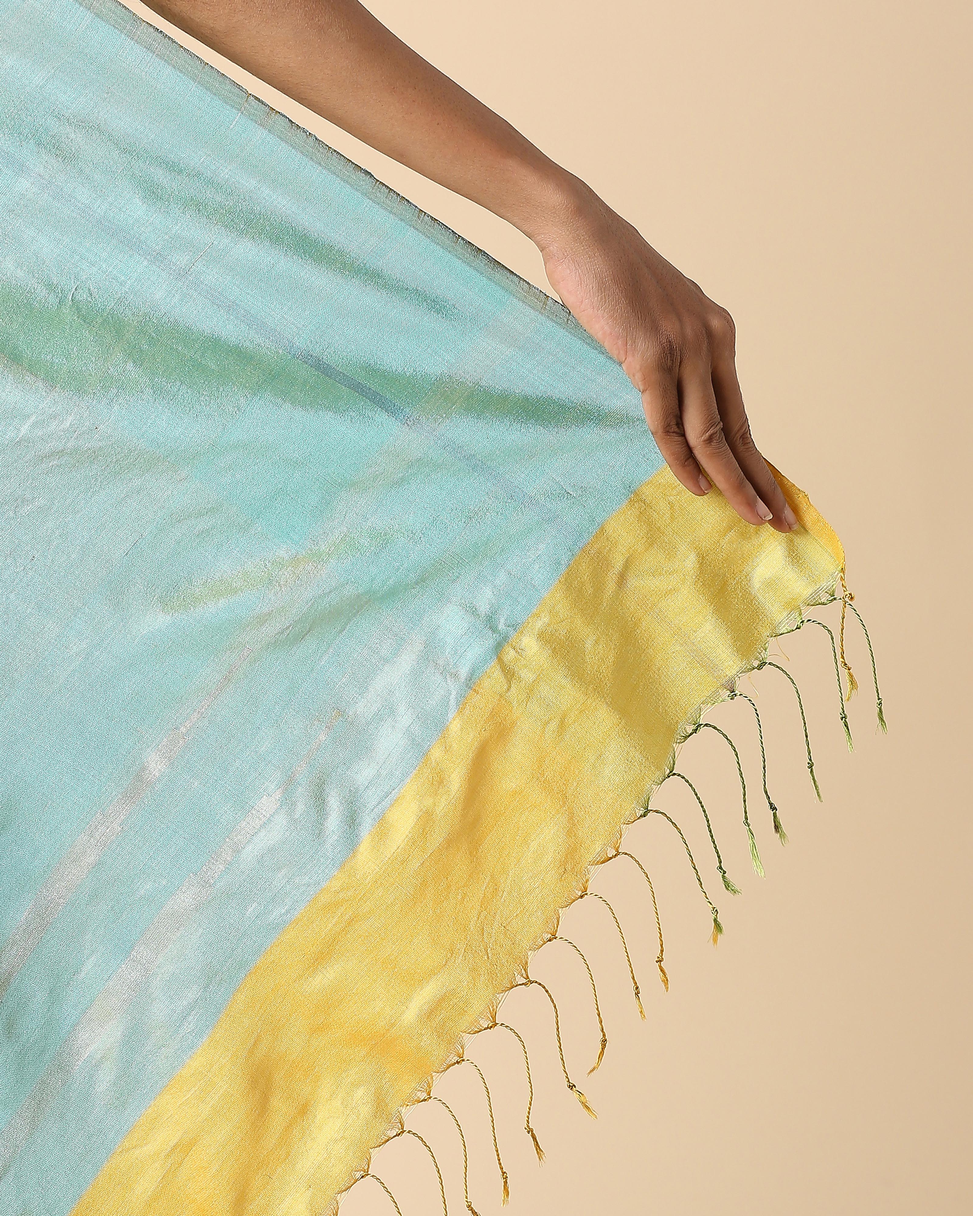 Marwa Pochampally Weft Ikat Silk Saree