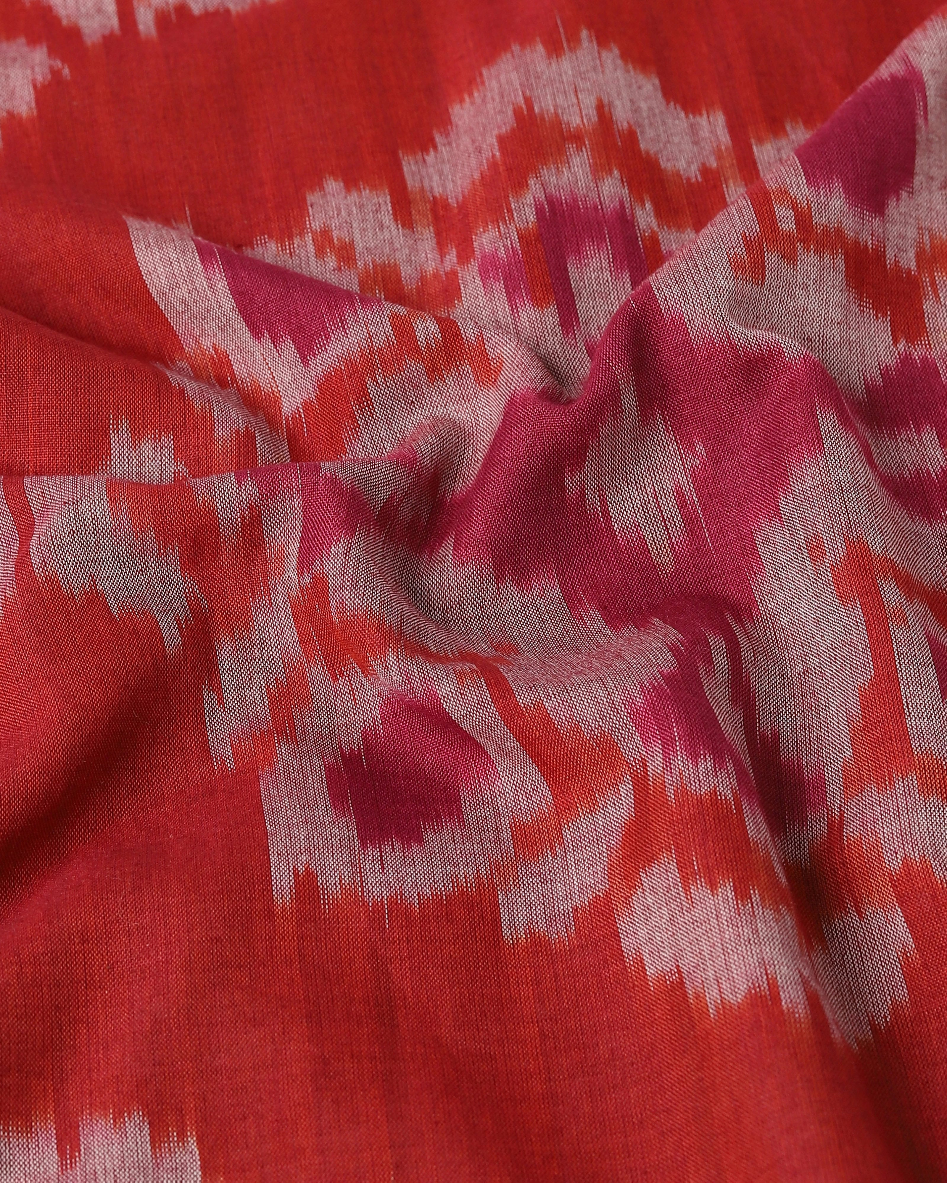 Bilawal Pochampally Warp Ikat Cotton Saree