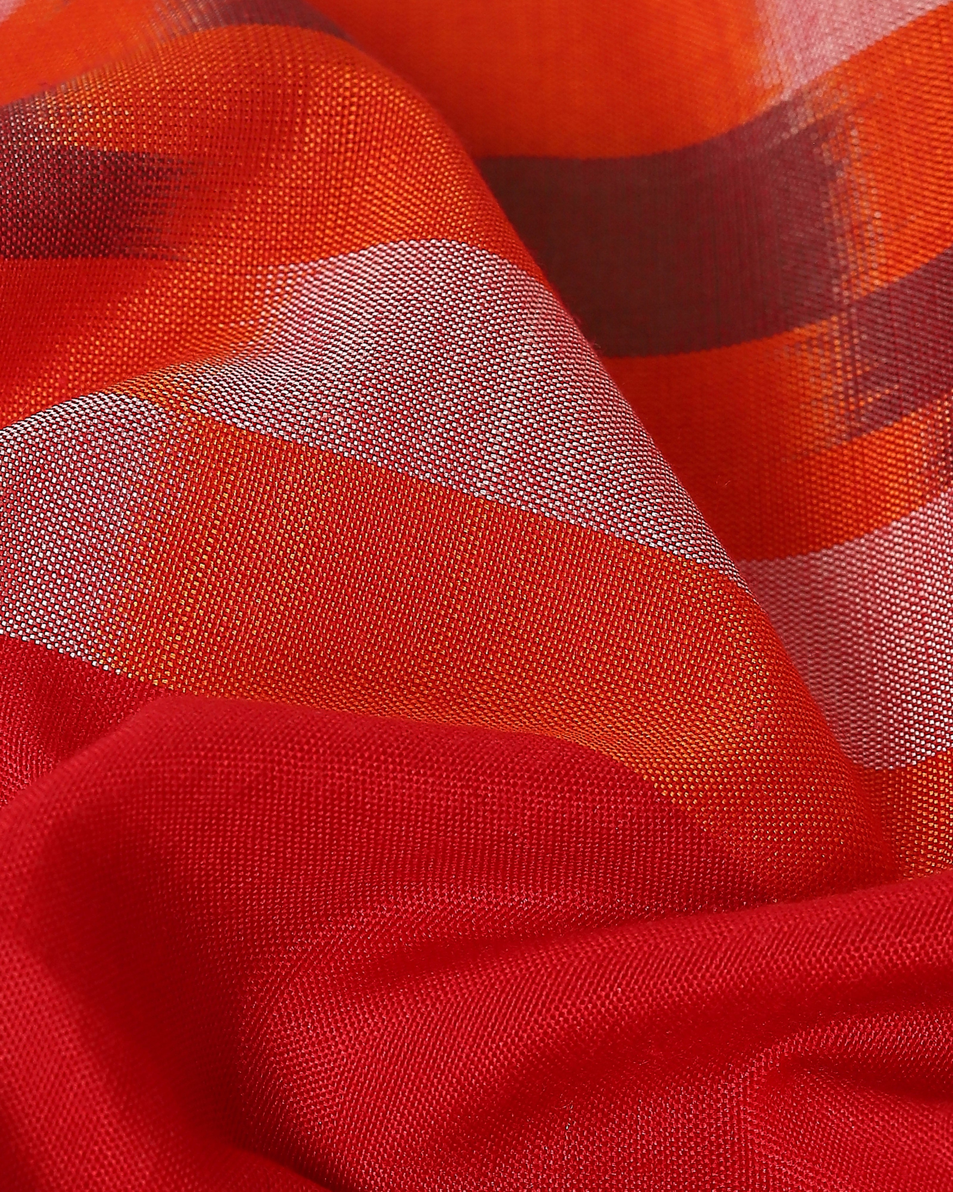 Abhiyogi Pochampally Warp Ikat Cotton Saree