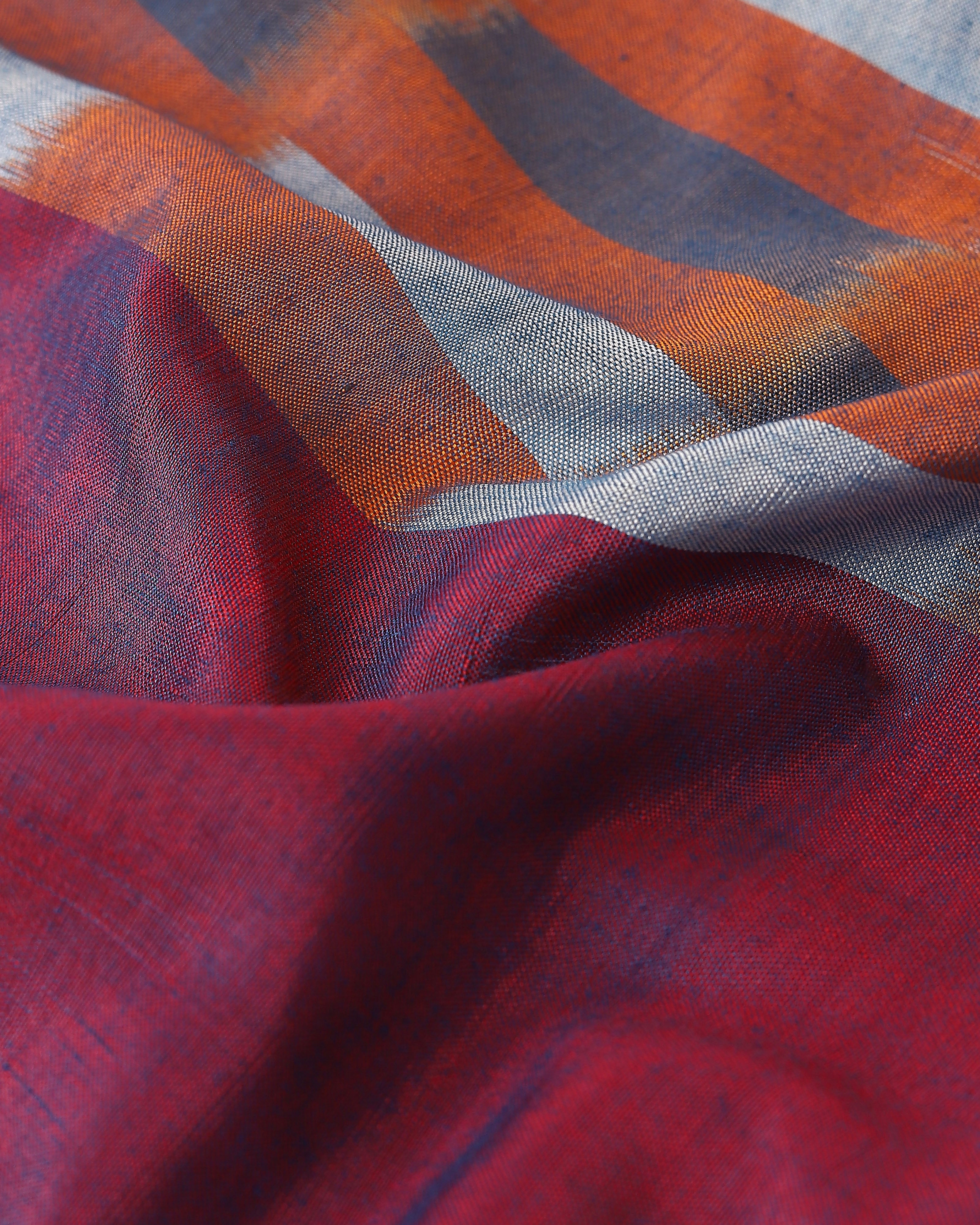 Abhiyogi Pochampally Warp Ikat Cotton Saree