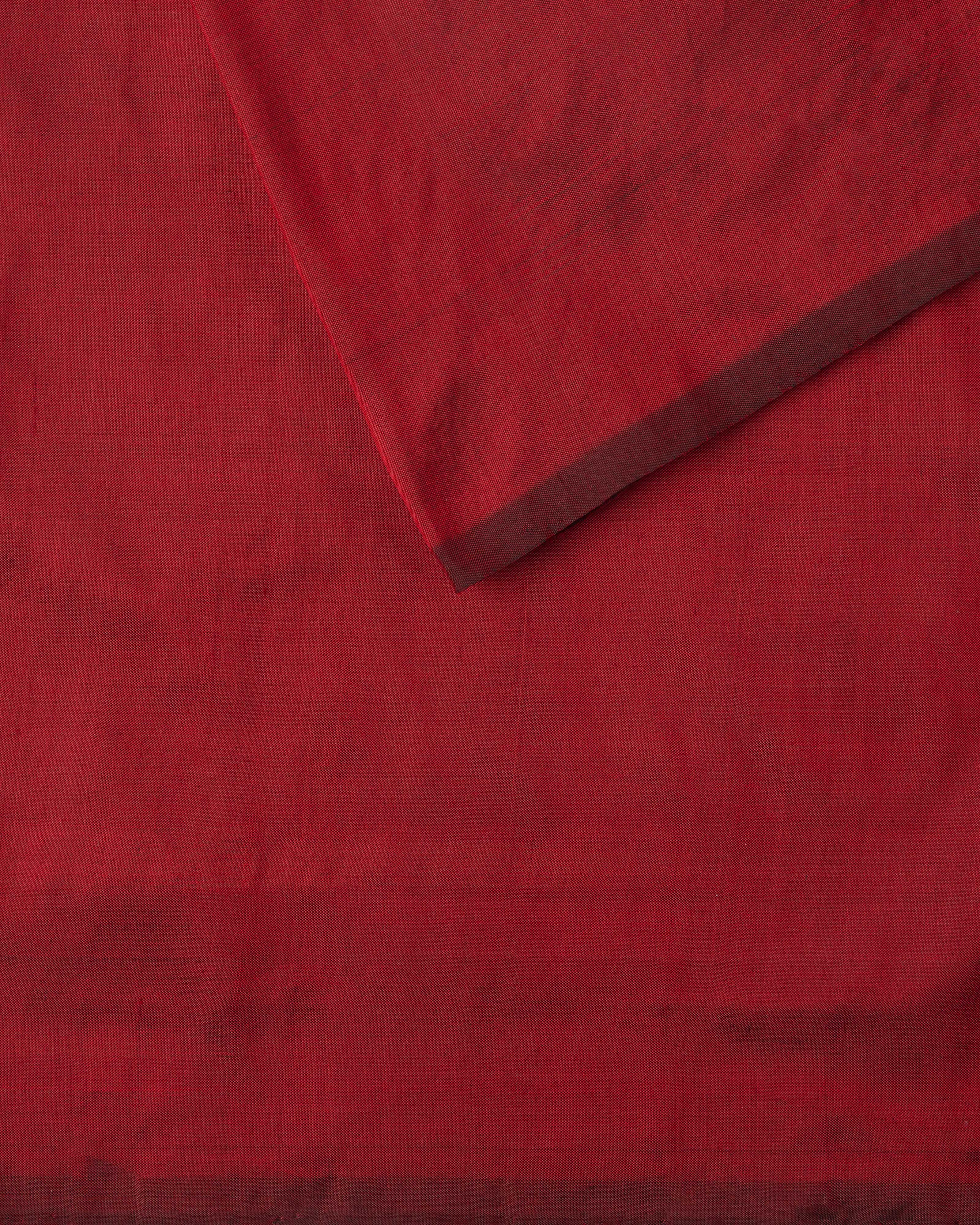 Yaman Pochampally Weft Ikat Silk Saree