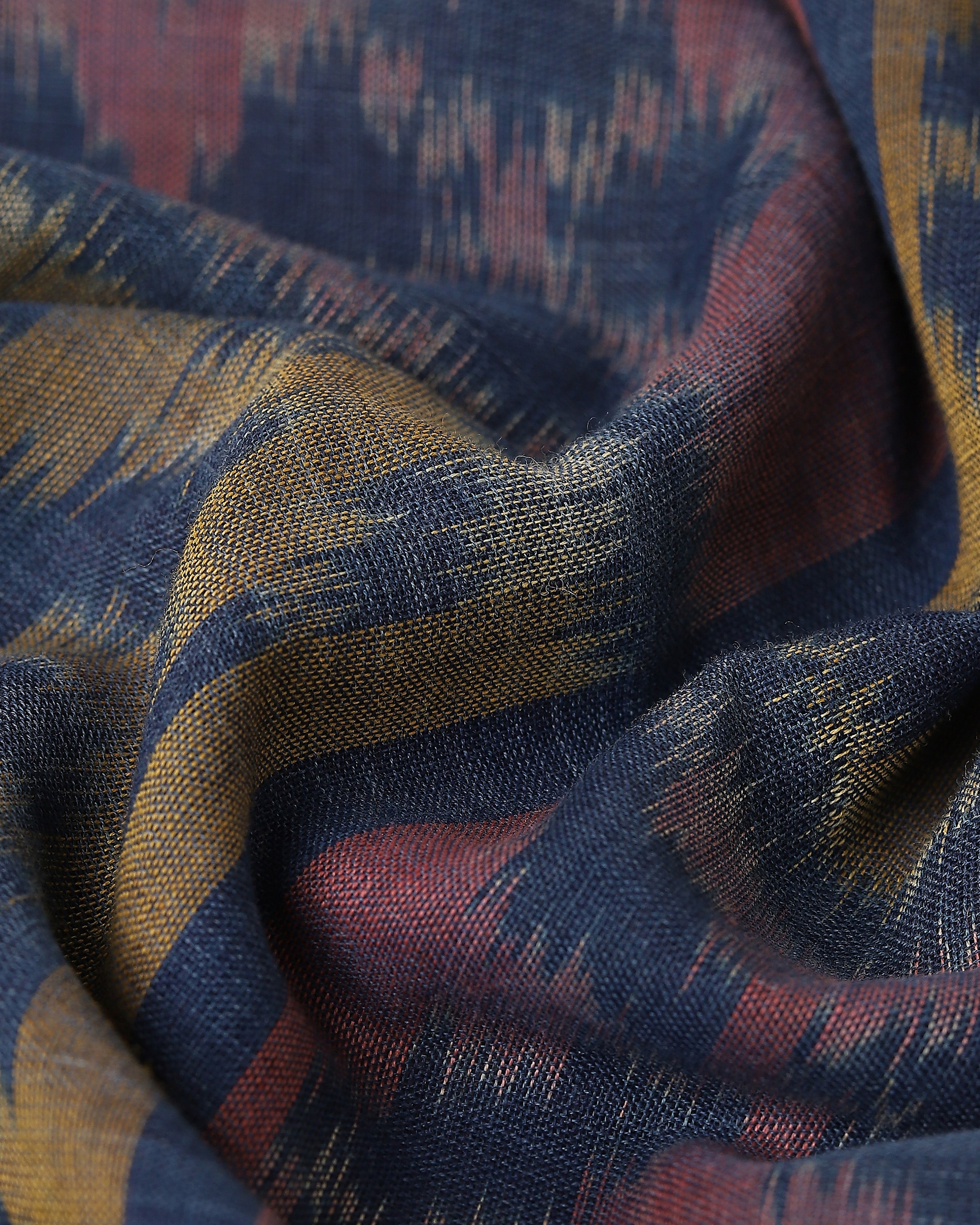 Bhairavi Pochampally Weft Ikat Cotton Saree