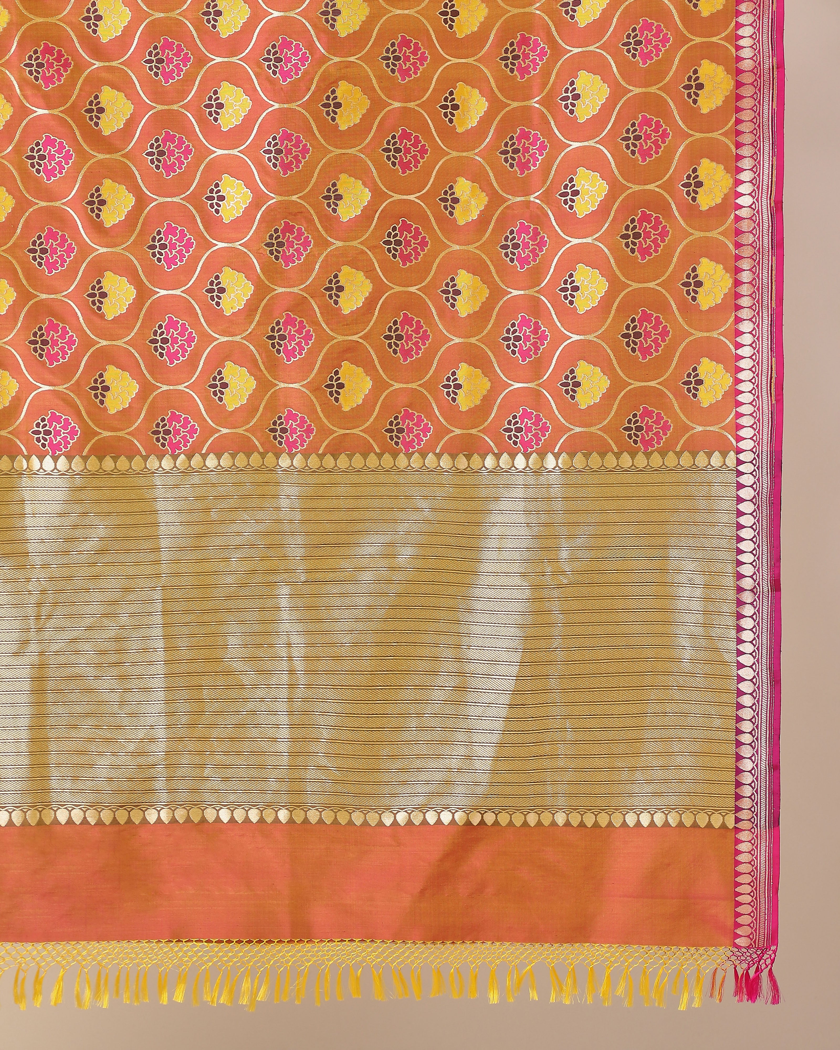 Bhakti Banarasi Cutwork Silk Dupatta