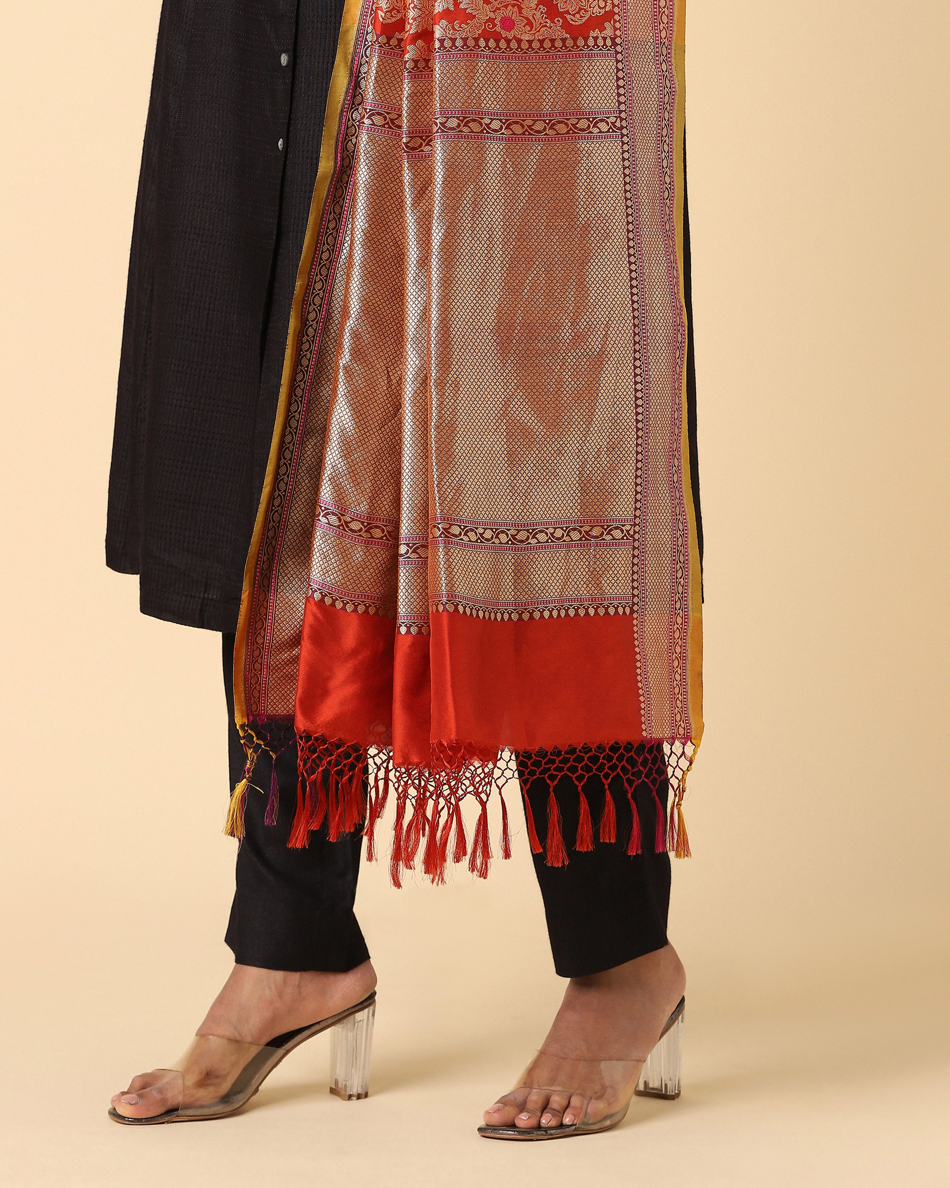 Marsha Banarasi Kadwa Silk Dupatta