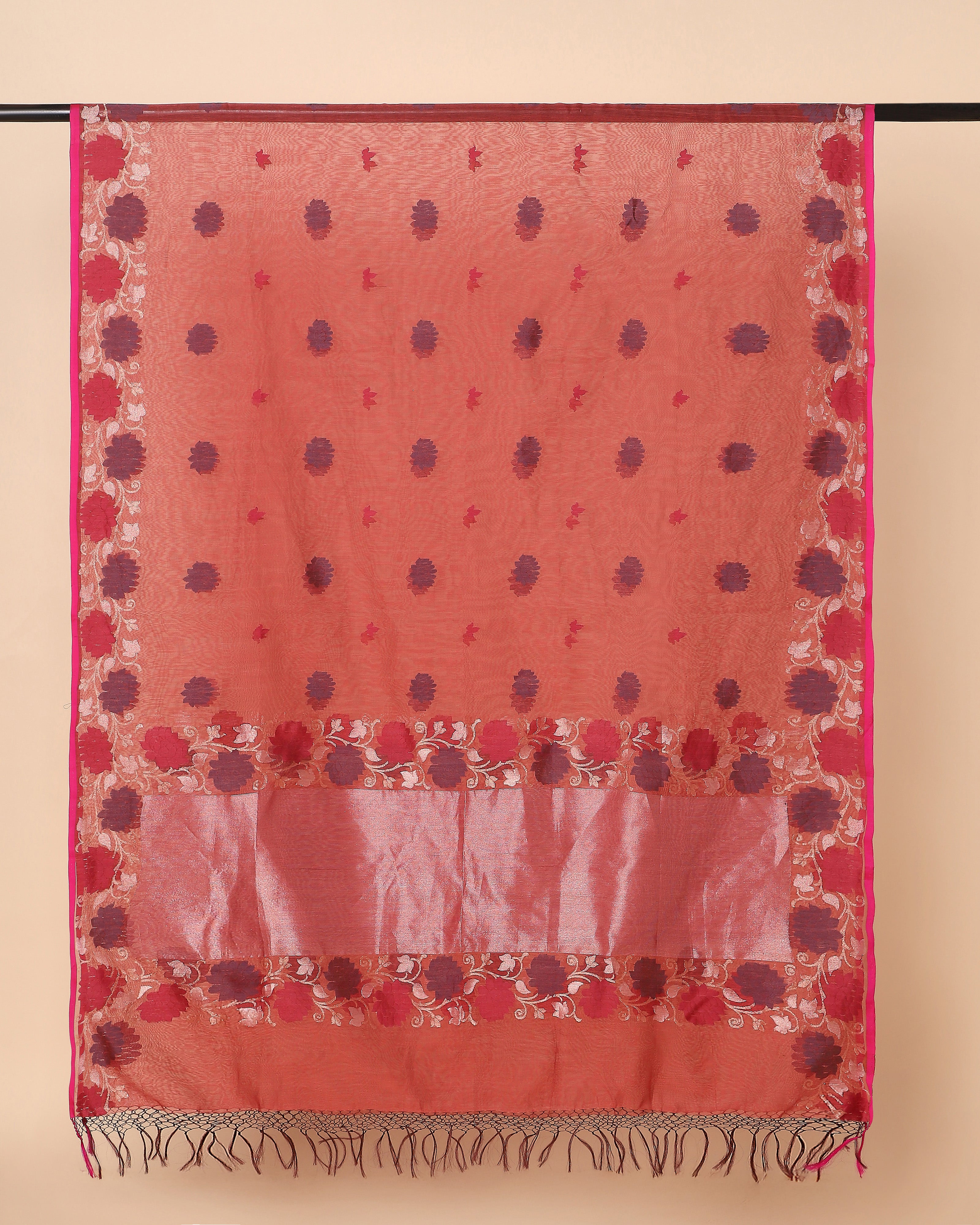 Kamal Banarasi Jamdani Silk Cotton Dupatta