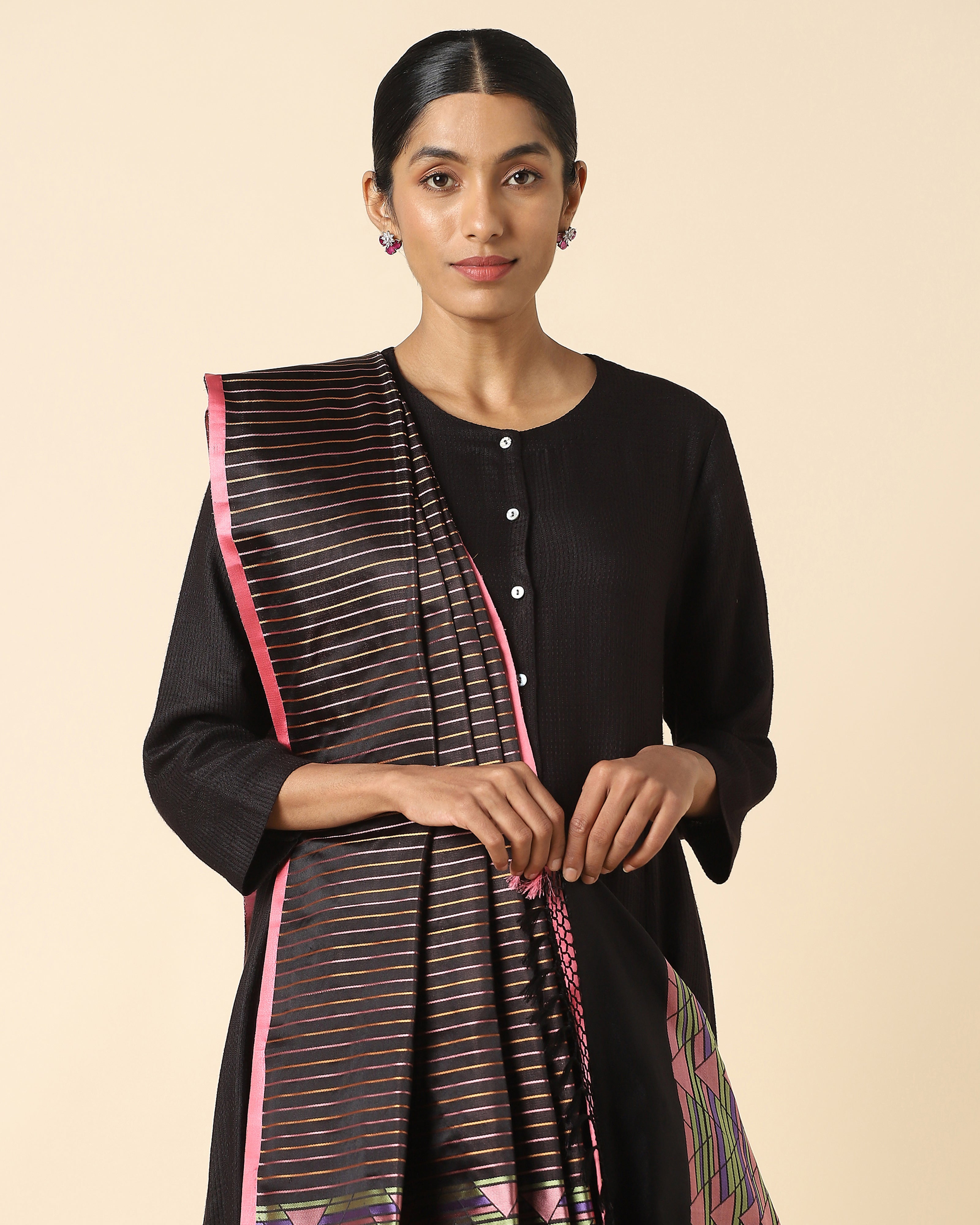 Rumi Banarasi Tanchoi Silk Dupatta