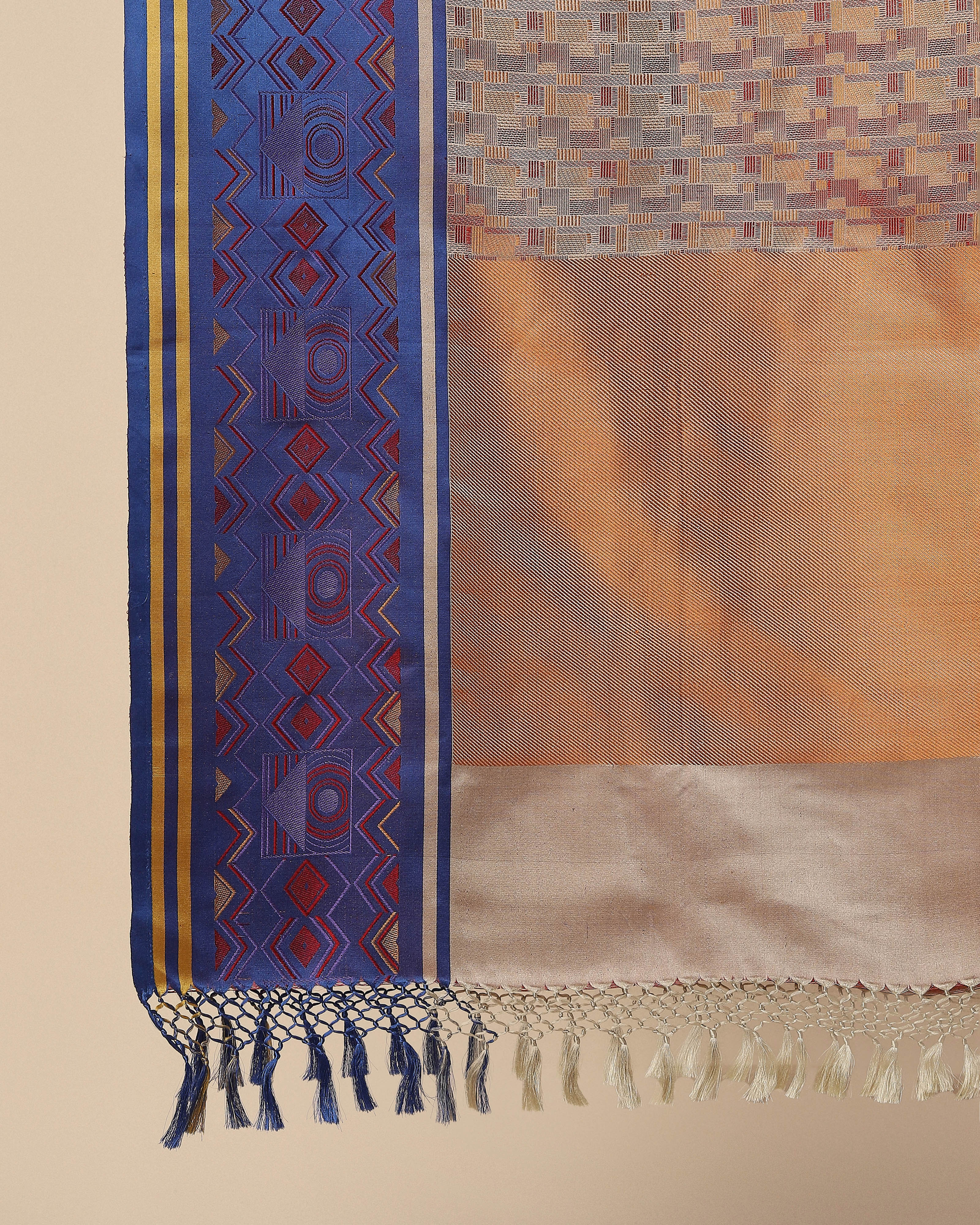 Soza Banarasi Tanchoi Silk Dupatta
